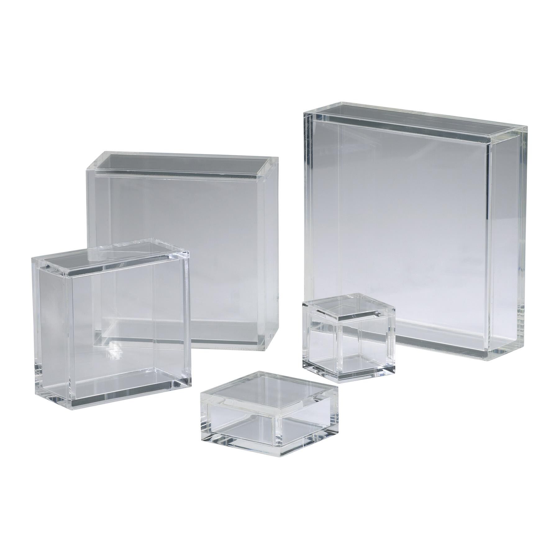 6x6 Square Acrylic Pedestal Pedestal by Cyan Designs