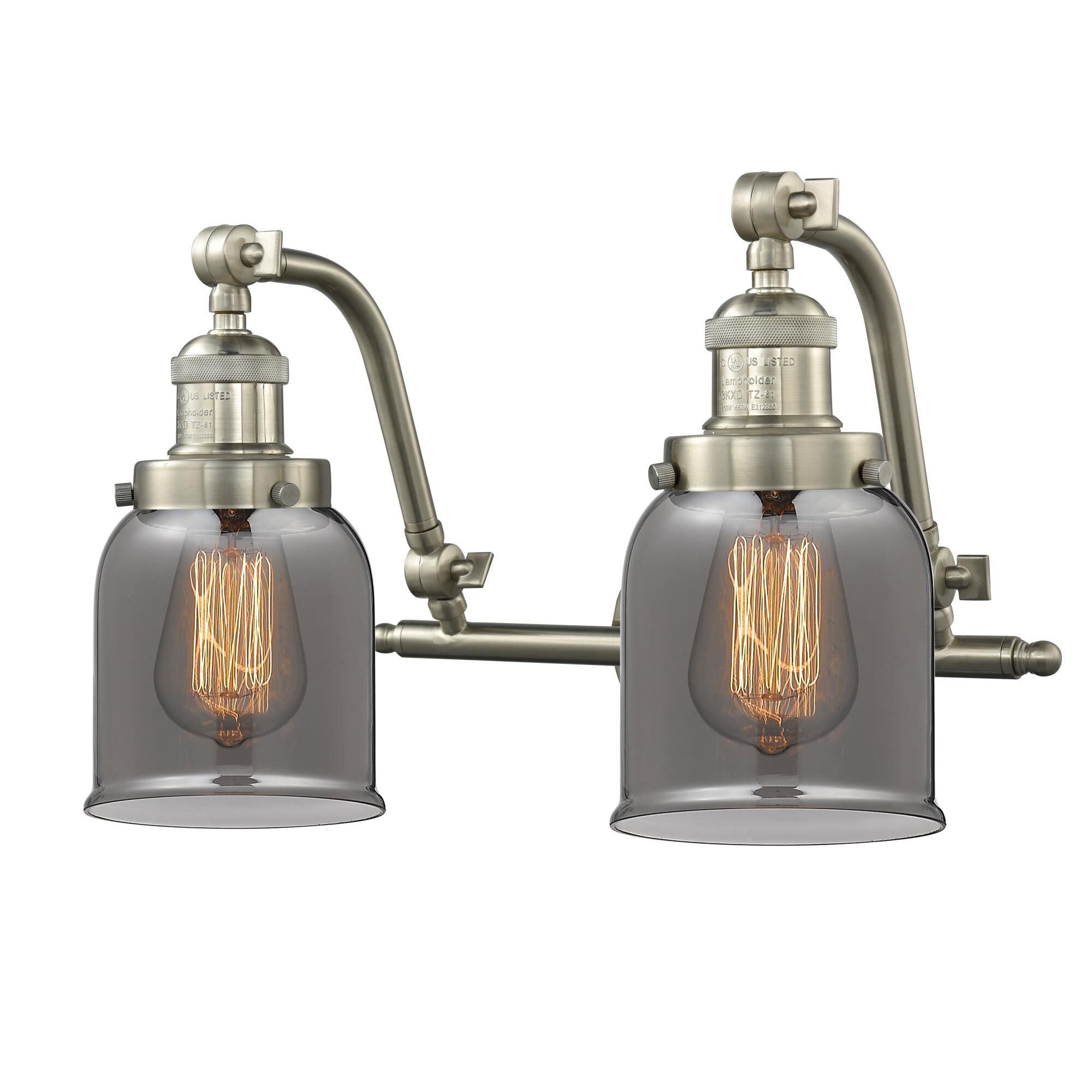 Bruno Marashlian Small Bell 18 Inch 2 Light Bath Vanity Light by Innovations Lighting