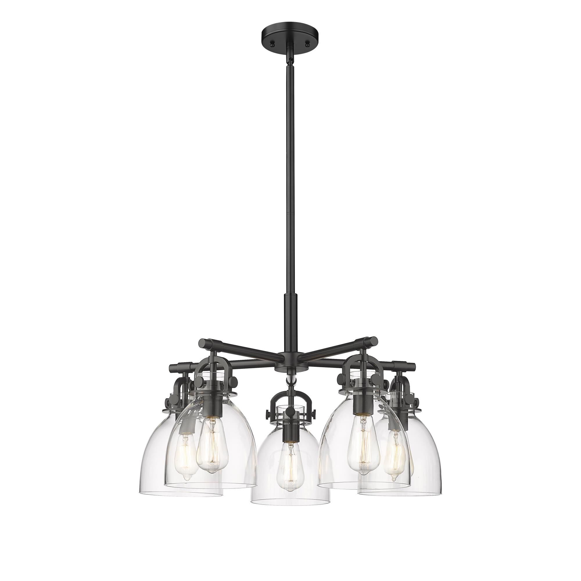 Bruno Marashlian Newton Bell 26 Inch 5 Light Chandelier by Innovations Lighting