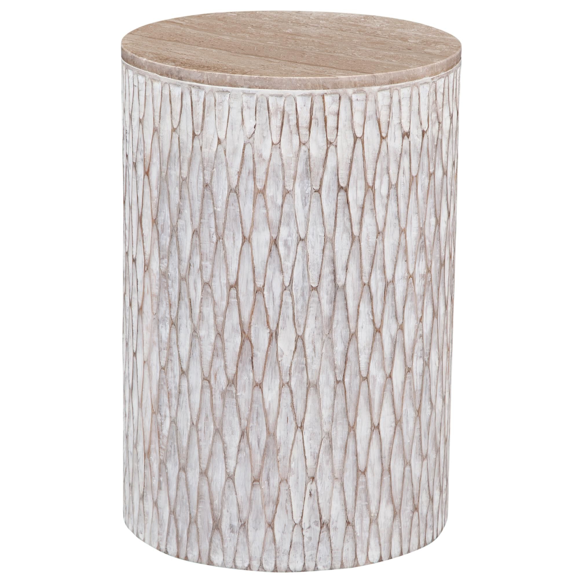 Shown in White Wash finish