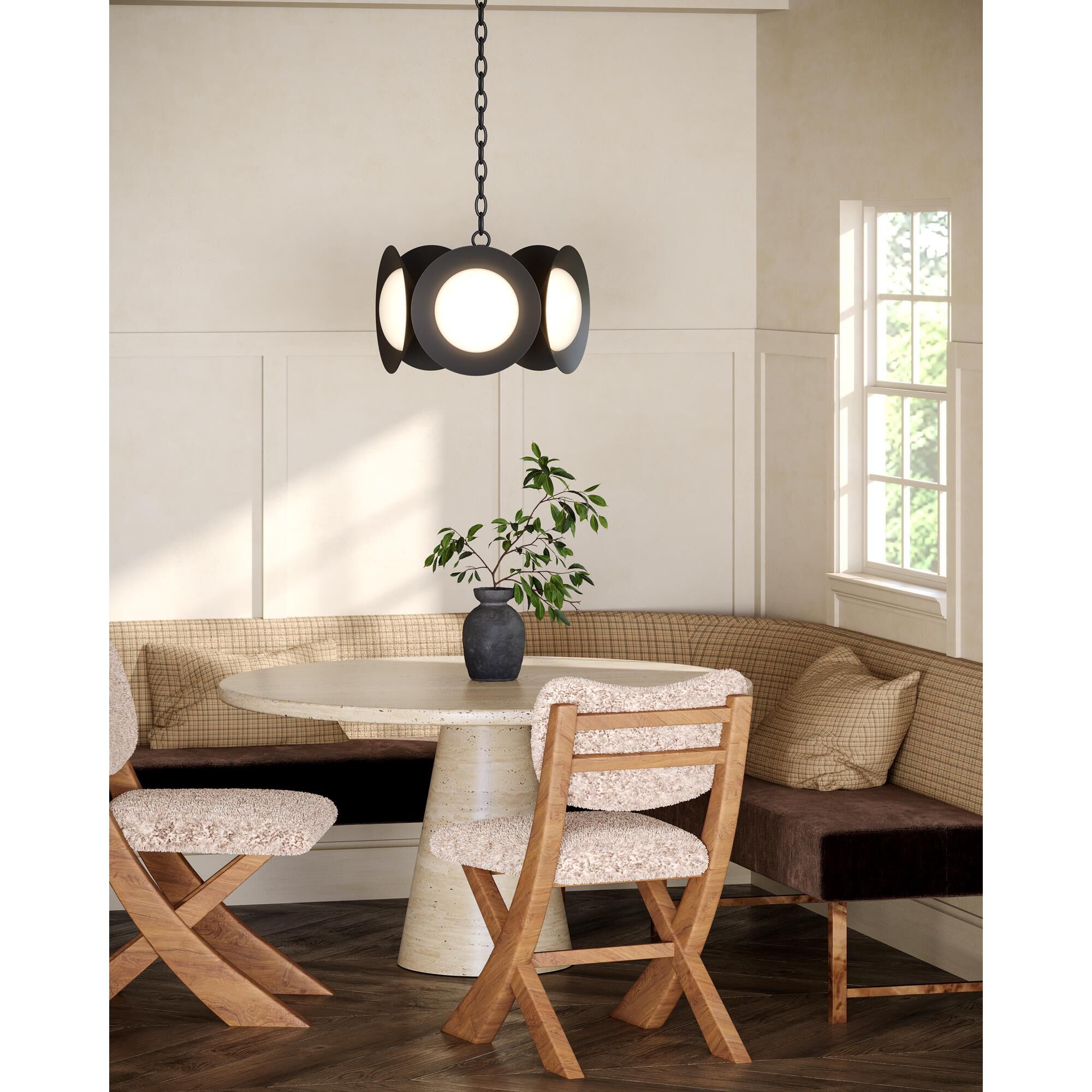 Peyton Fox Cleo 16 Inch Mini Chandelier by Kuzco Lighting