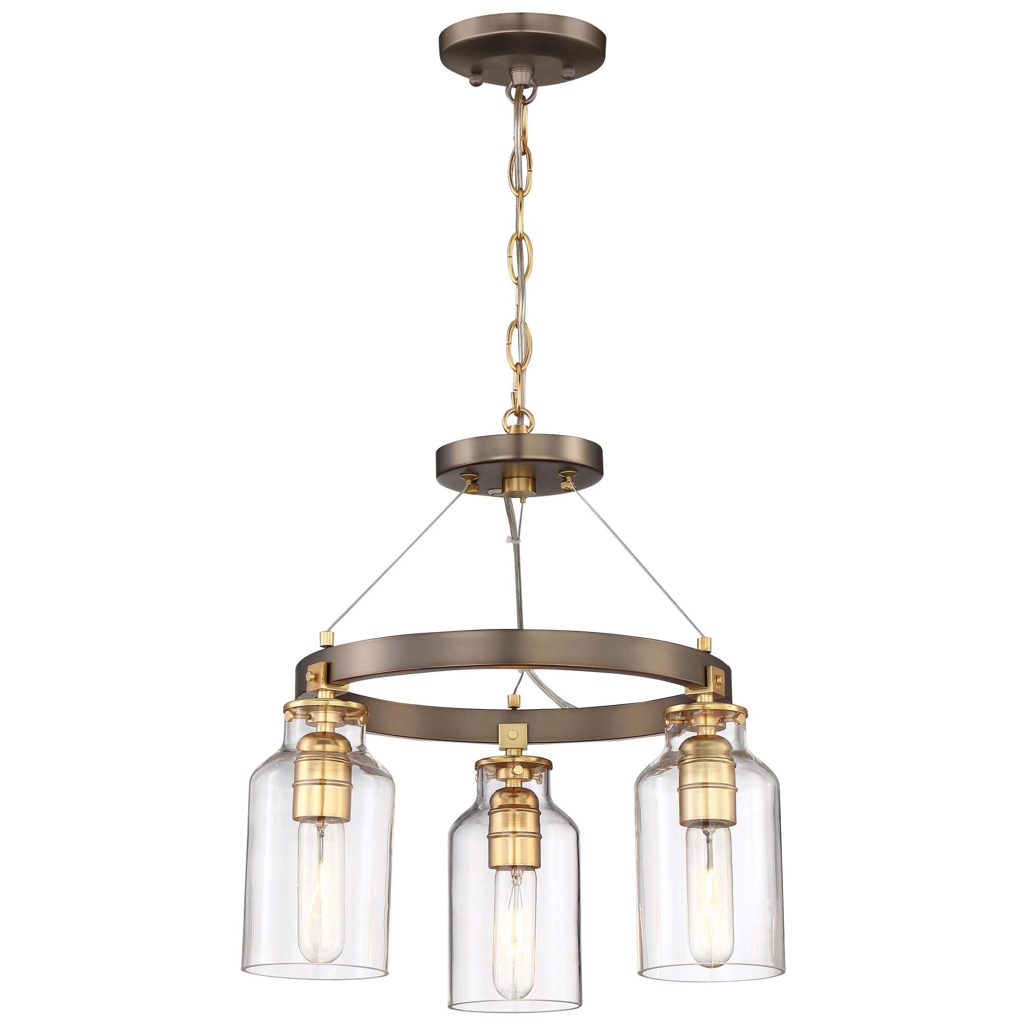 Morrow 16 Inch 3 Light Semi Flush Mount by Minka Lavery