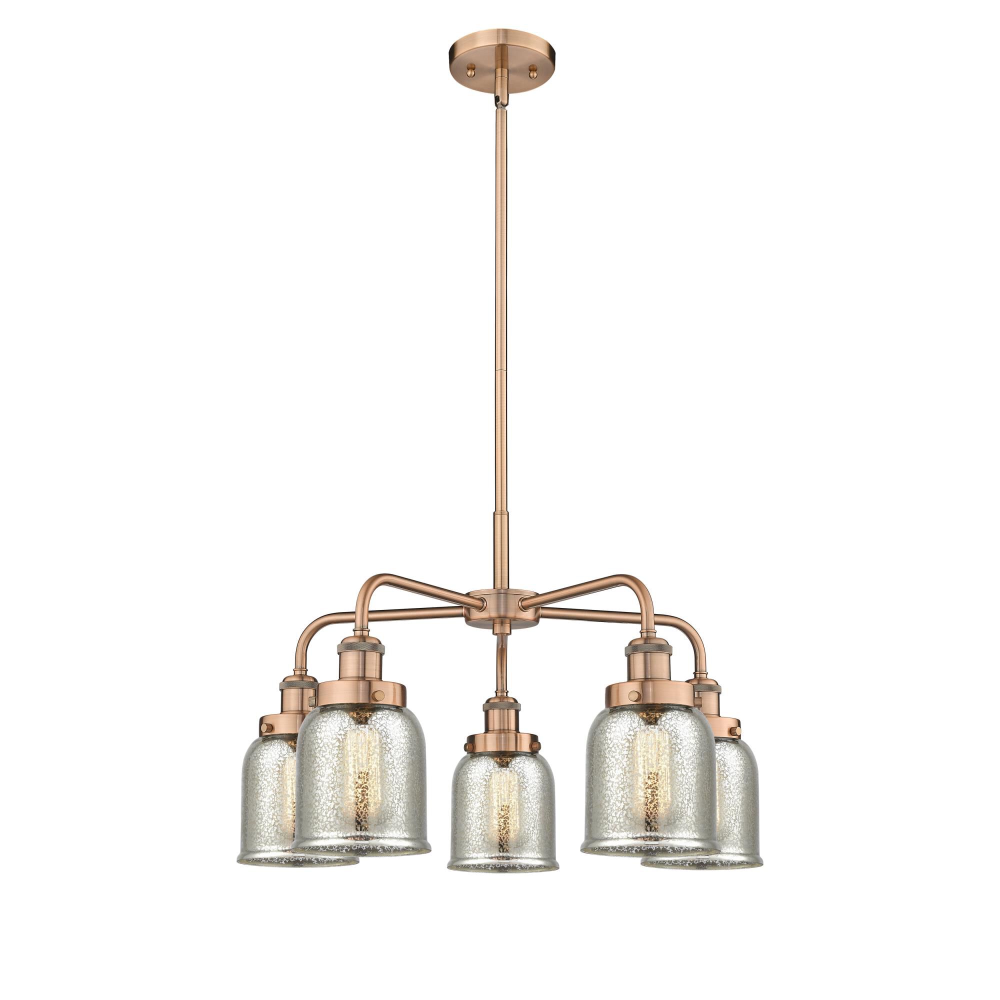 Shown in Antique Copper finish and Silver Plated Mercury glass