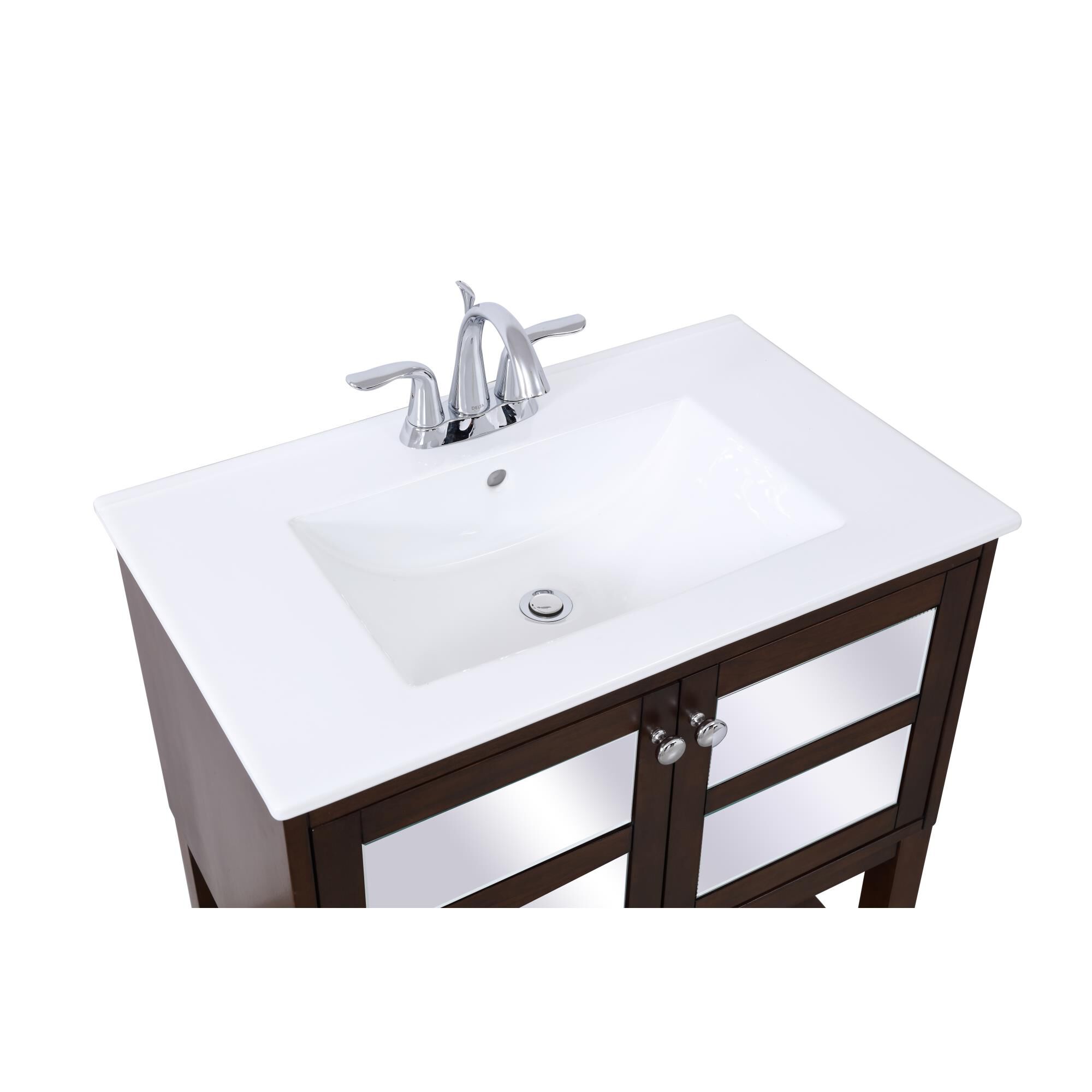 Shown in Antique Coffee finish