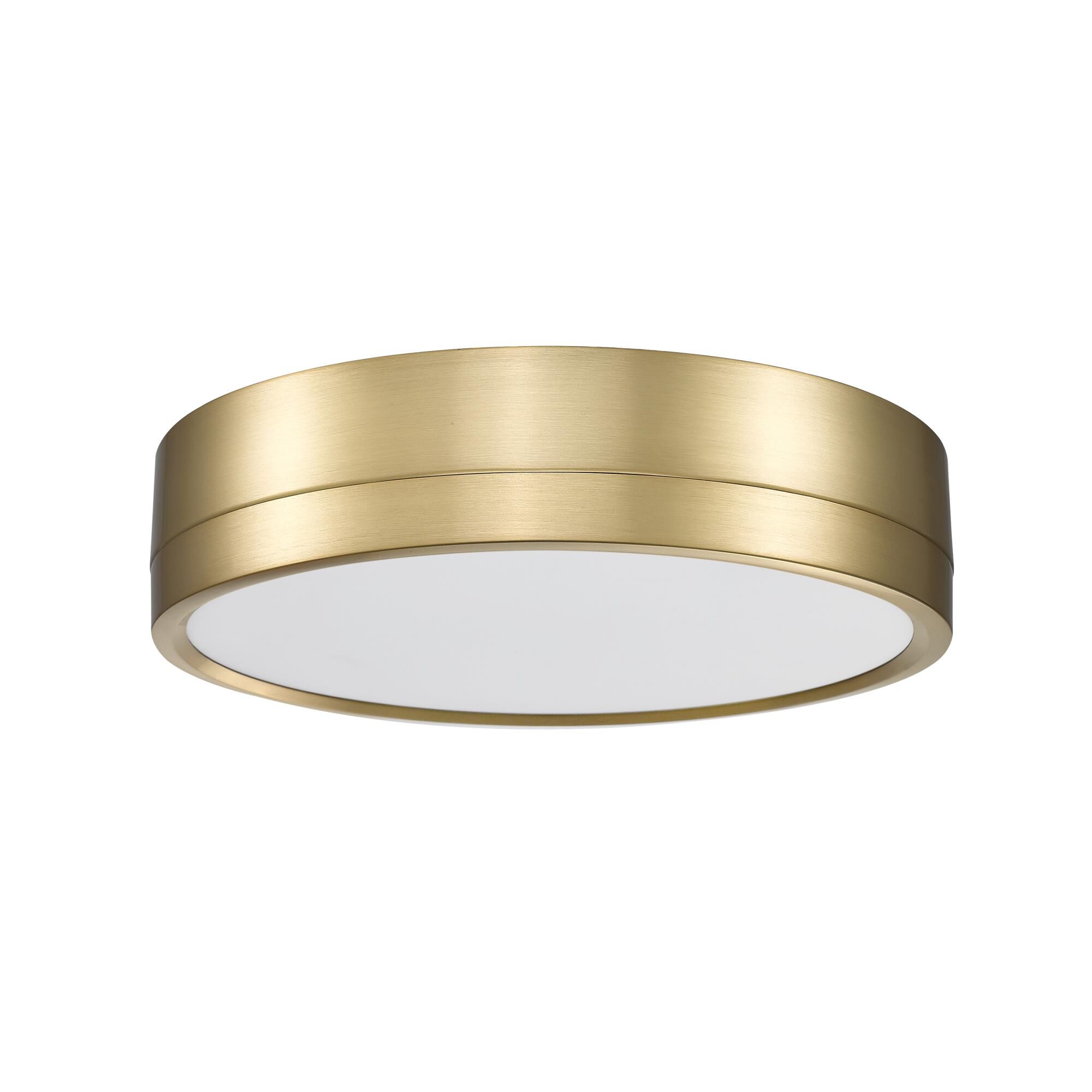 Shown in Modern Gold finish and Frosted glass