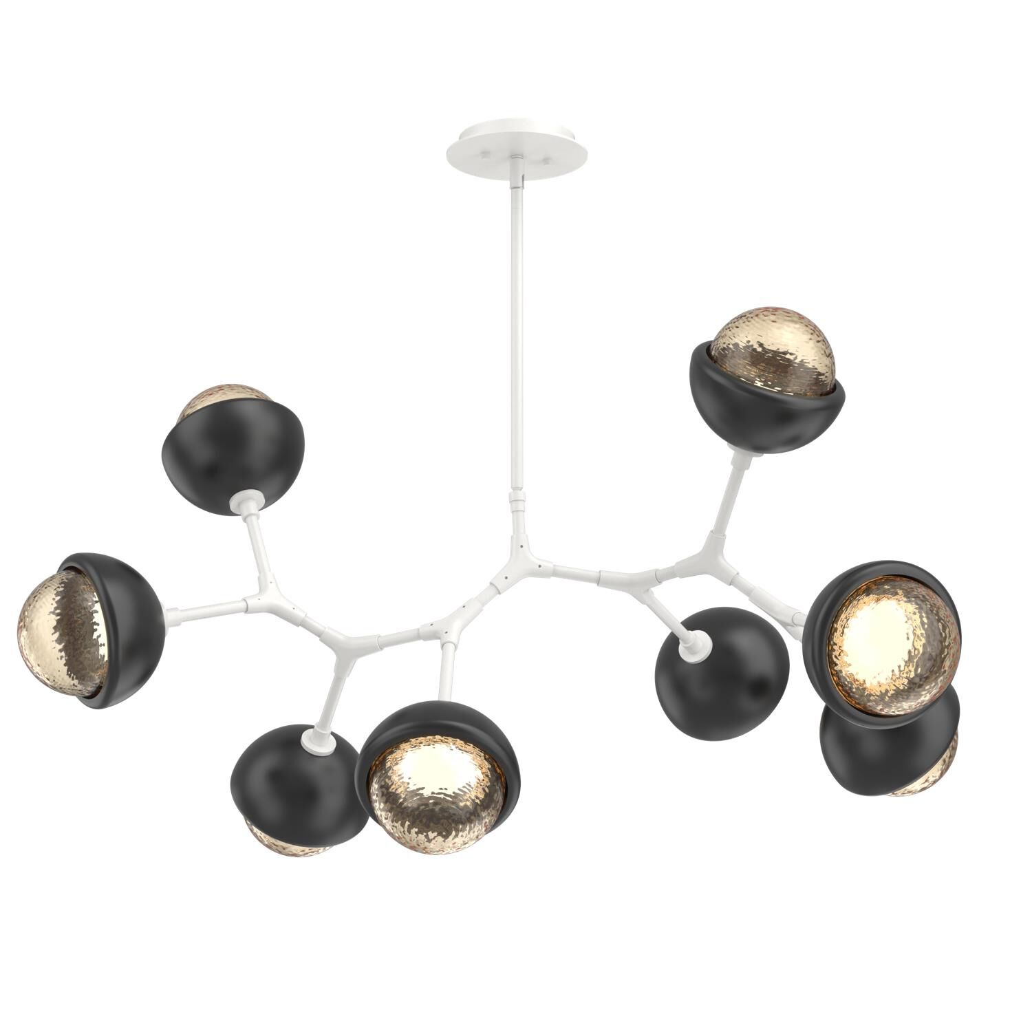 Levi Wilson Cabochon 38 Inch Linear Suspension Light by Hammerton Studio