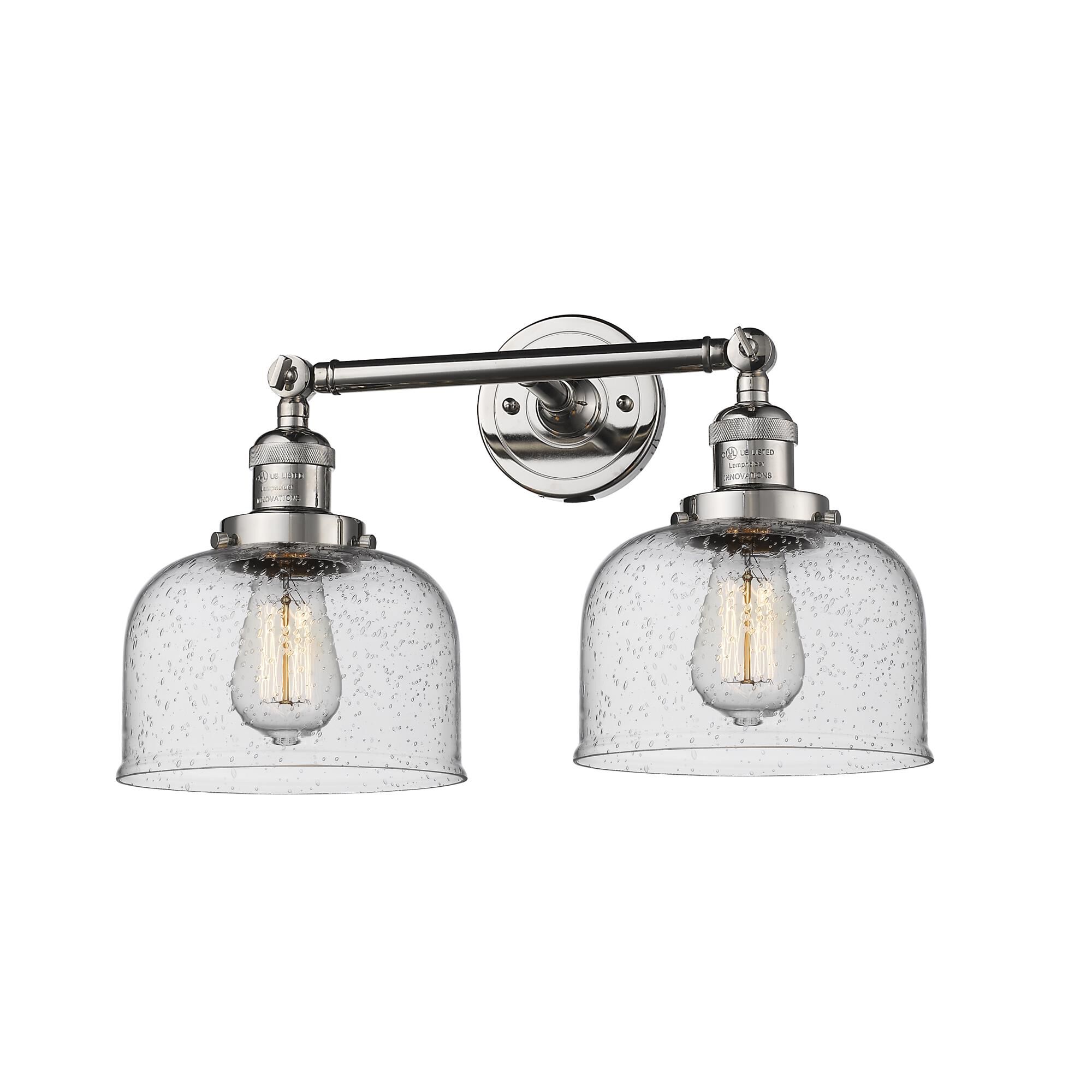 Bruno Marashlian Large Bell 19 Inch 2 Light Bath Vanity Light by Innovations Lighting