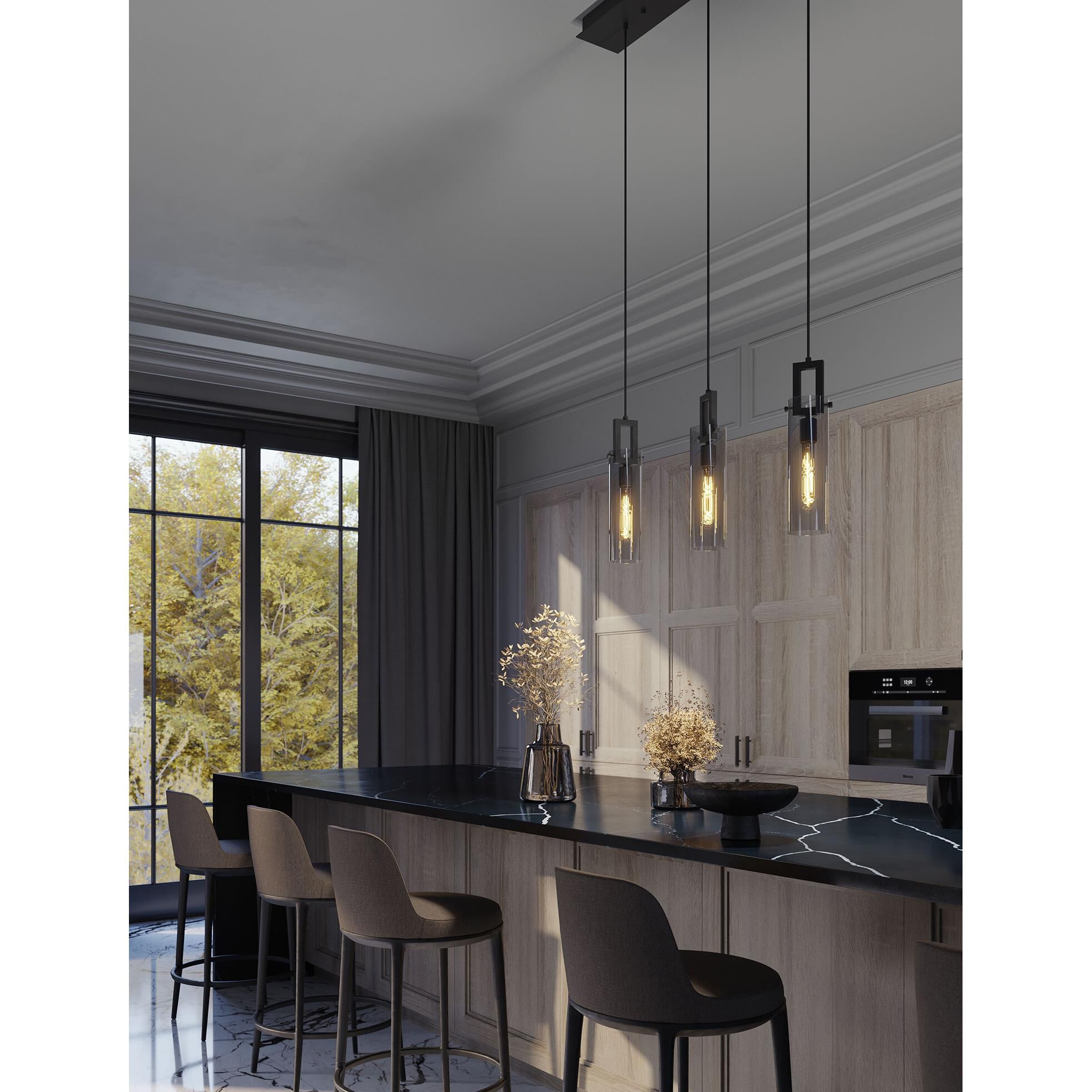 Shown in Black finish