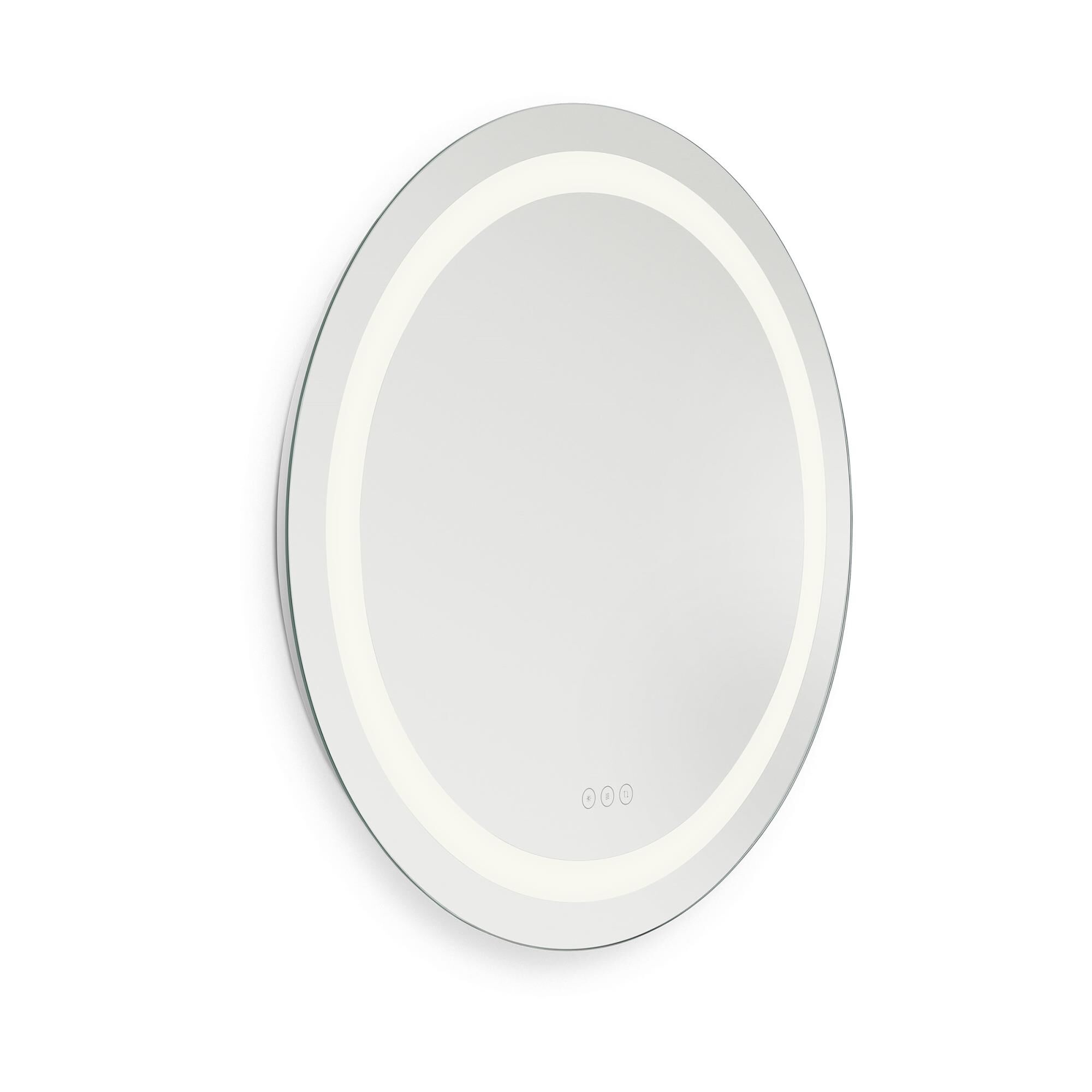 Shown in Might Bright White finish and Mirror Glass shade