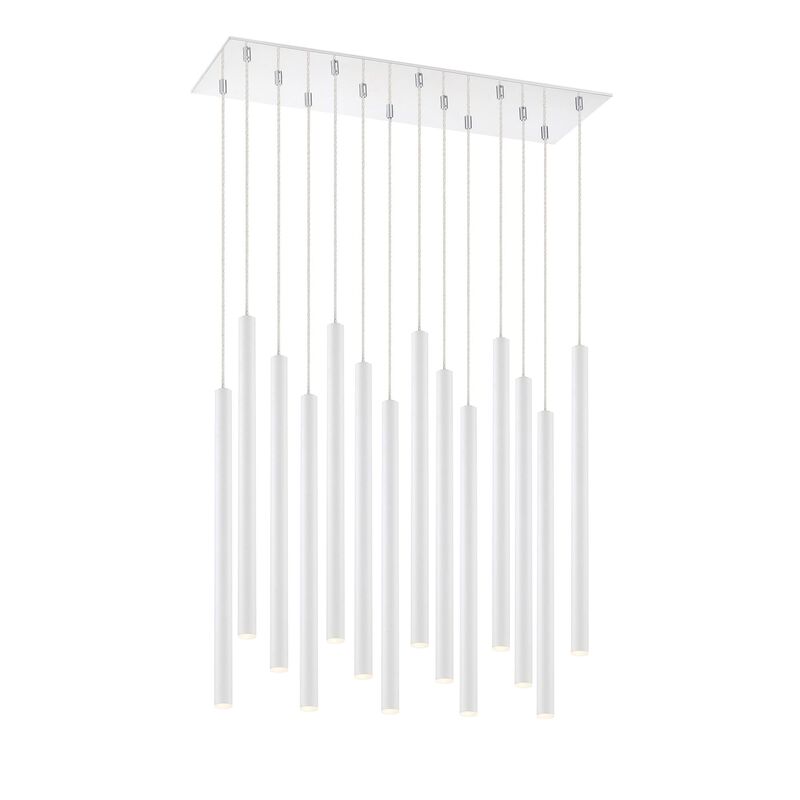 Forest 32 Inch 14 Light LED Linear Suspension Light by Z-Lite