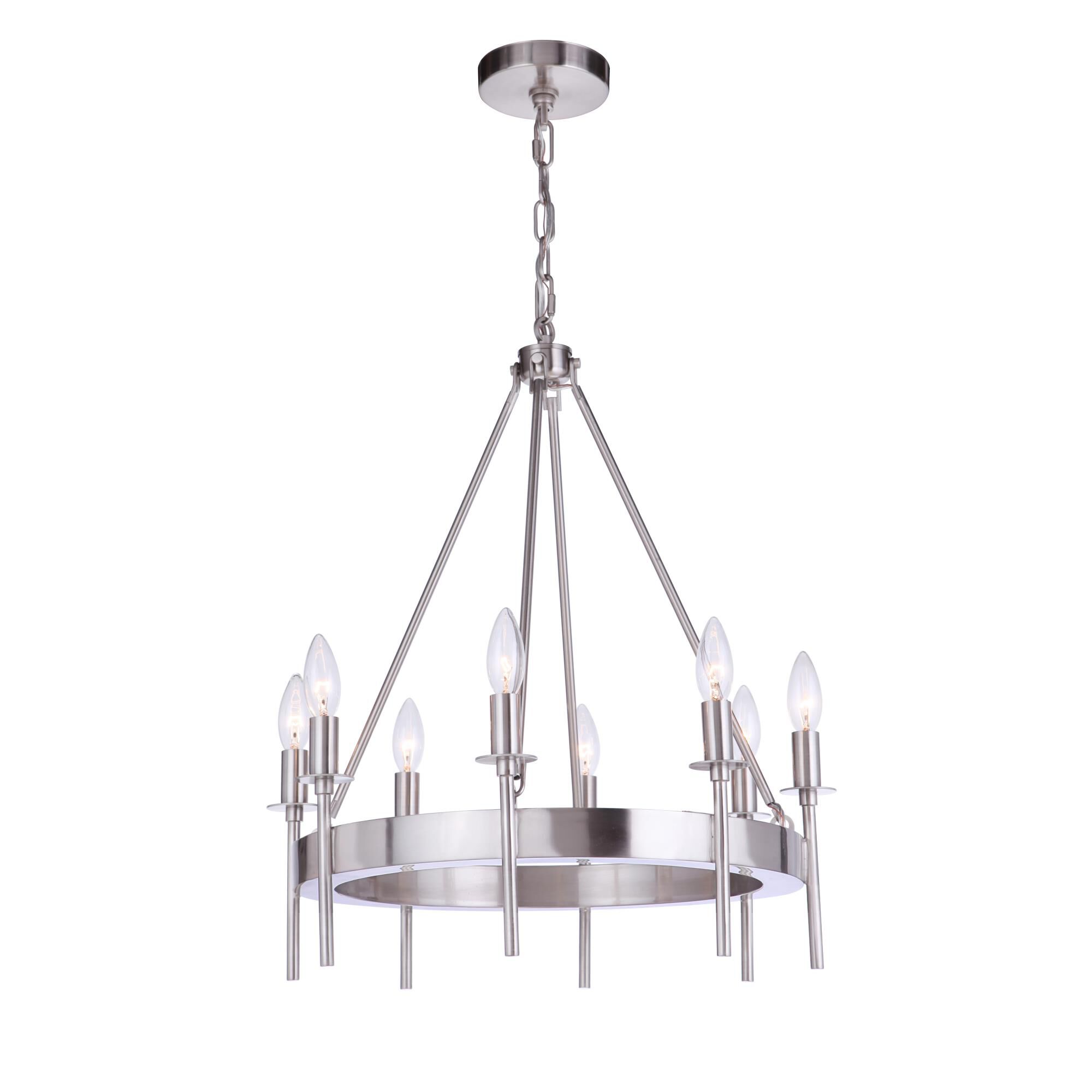 Shown in Brushed Polished Nickel finish