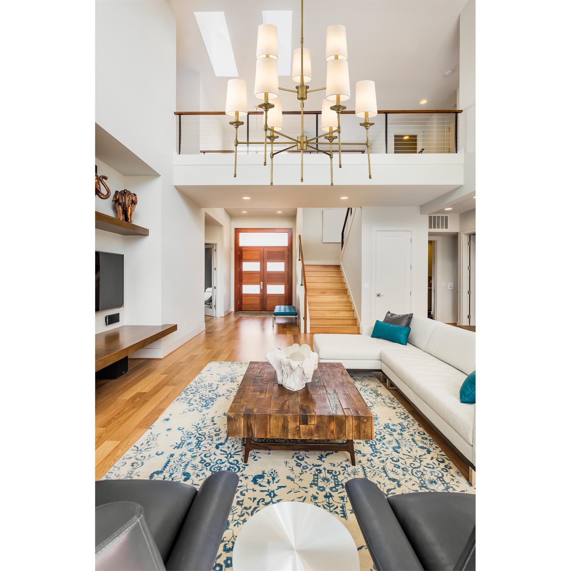 Emily 38 Inch 9 Light Chandelier by Z-Lite