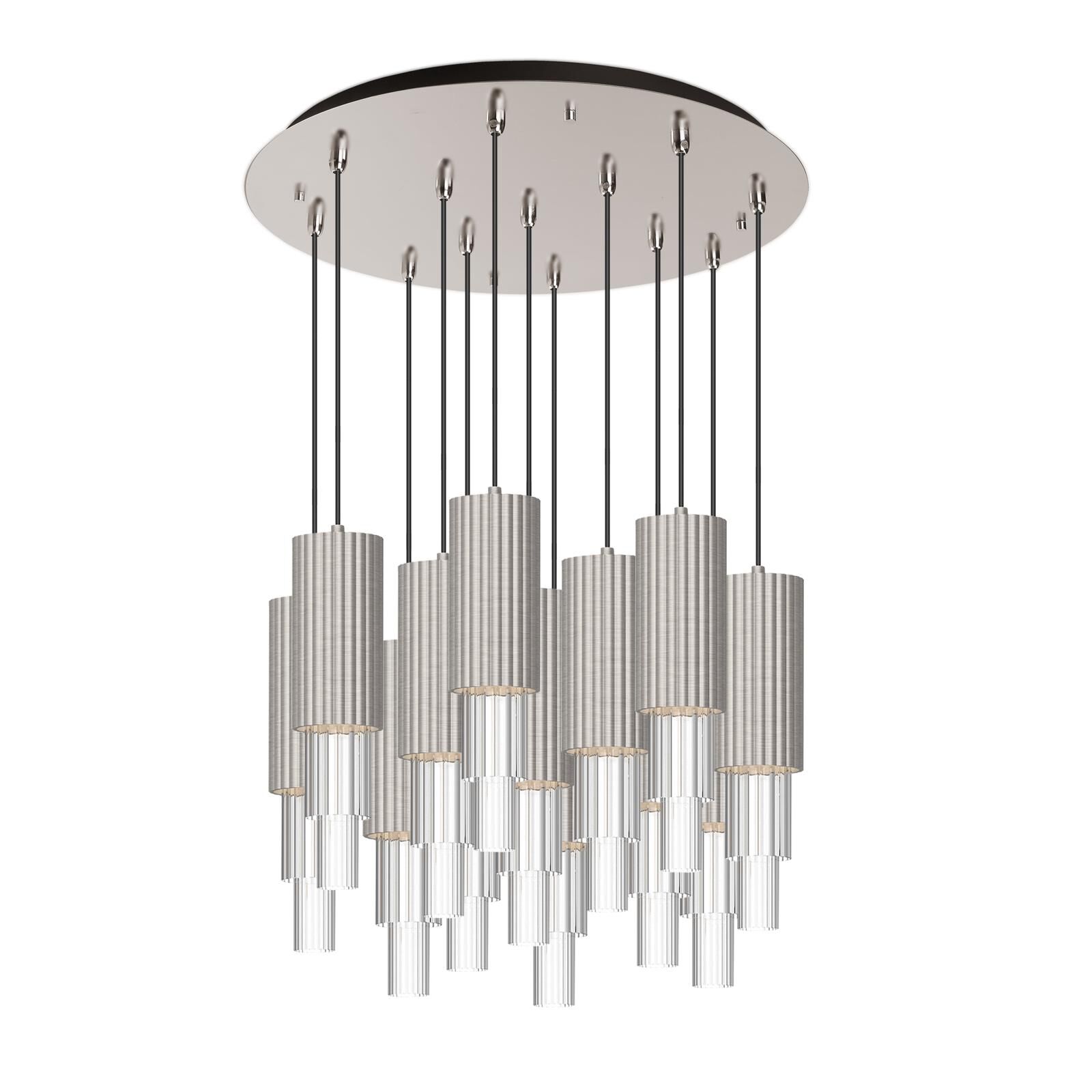 Bordeaux 24 Inch Multi Light Pendant by Alora Mood