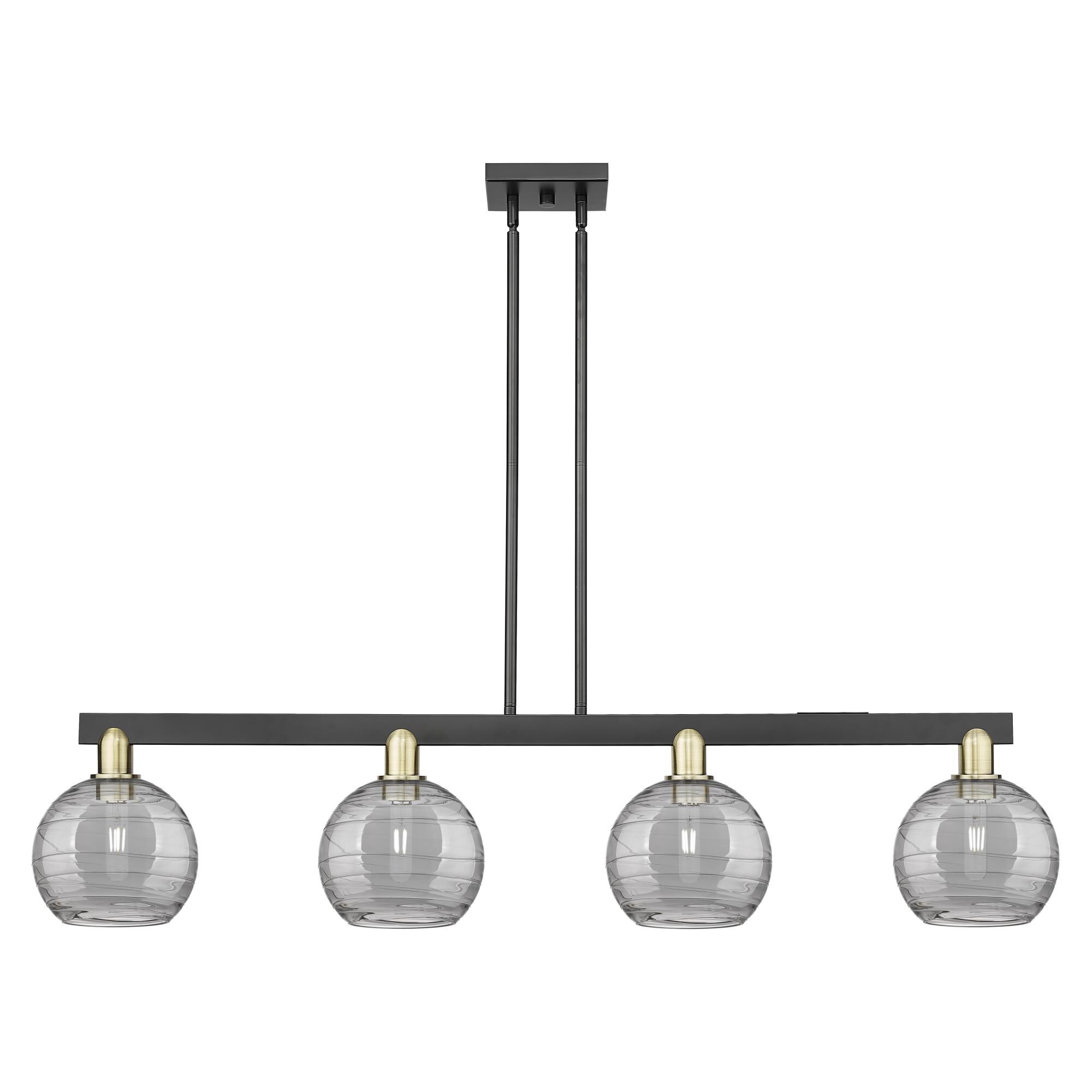 Bruno Marashlian Athens Deco Swirl 51 Inch Linear Suspension Light by Innovations Lighting