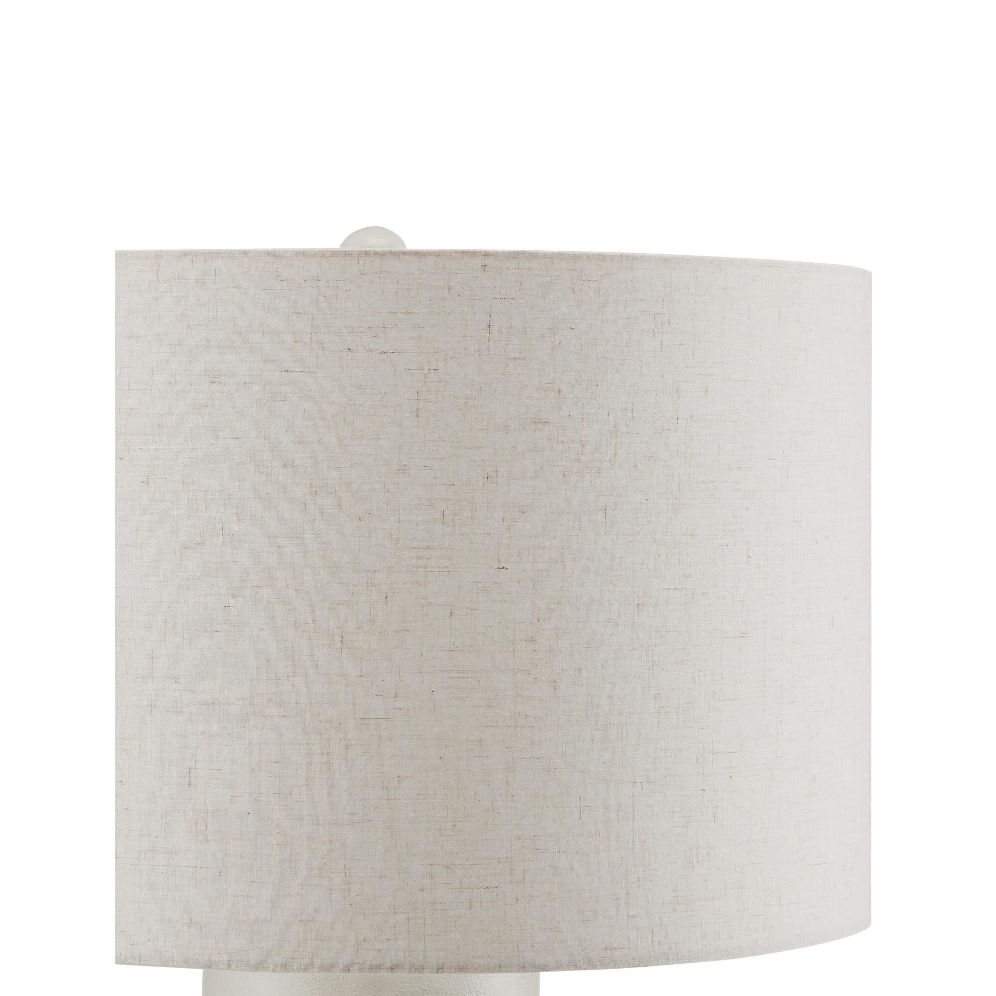 Shown in White finish and Natural Cotton shade