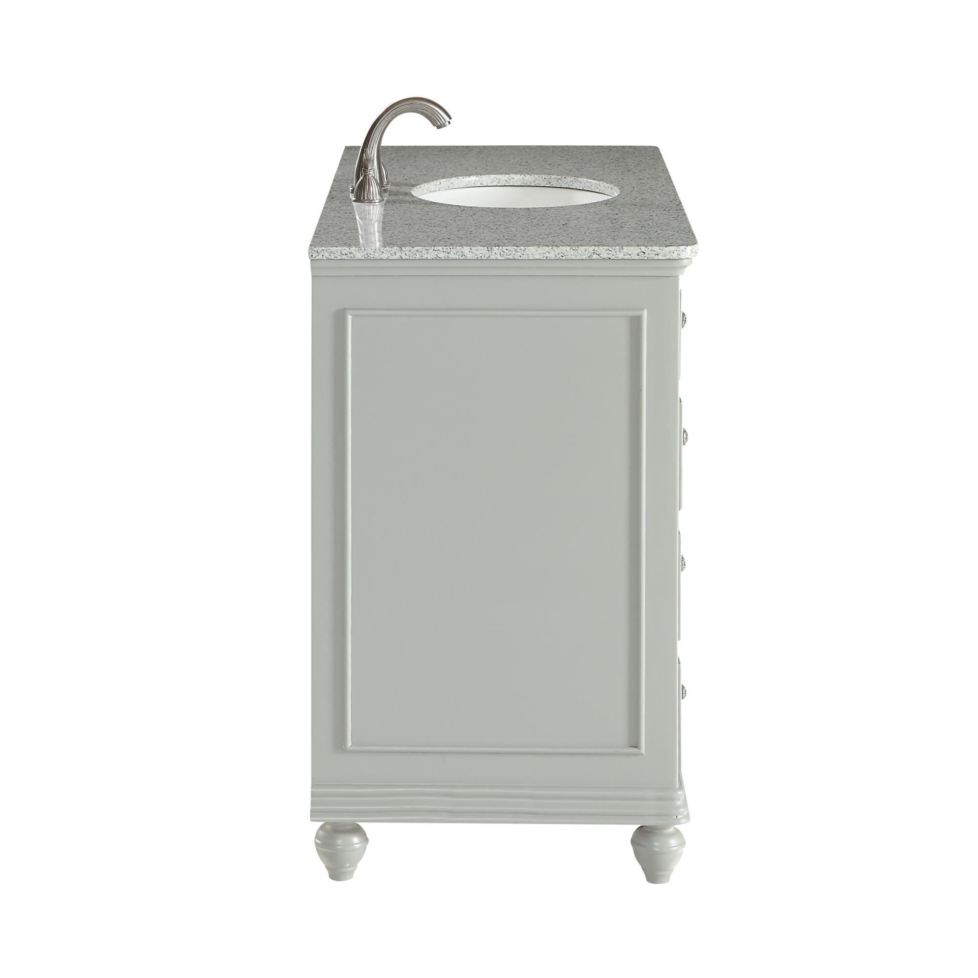 Shown in Light Grey finish