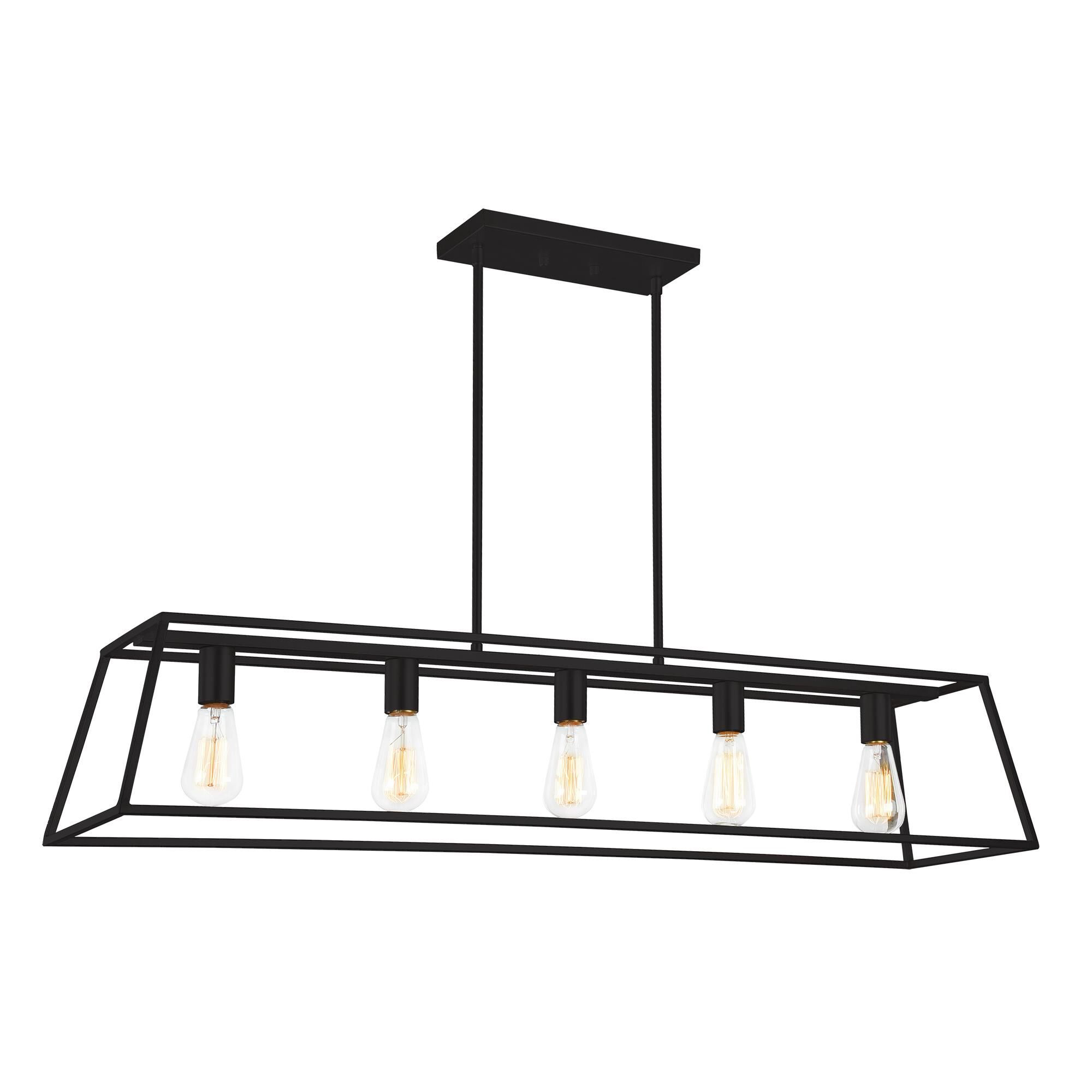 Candor 46 Inch 5 Light Linear Suspension Light by Matteo Lighting