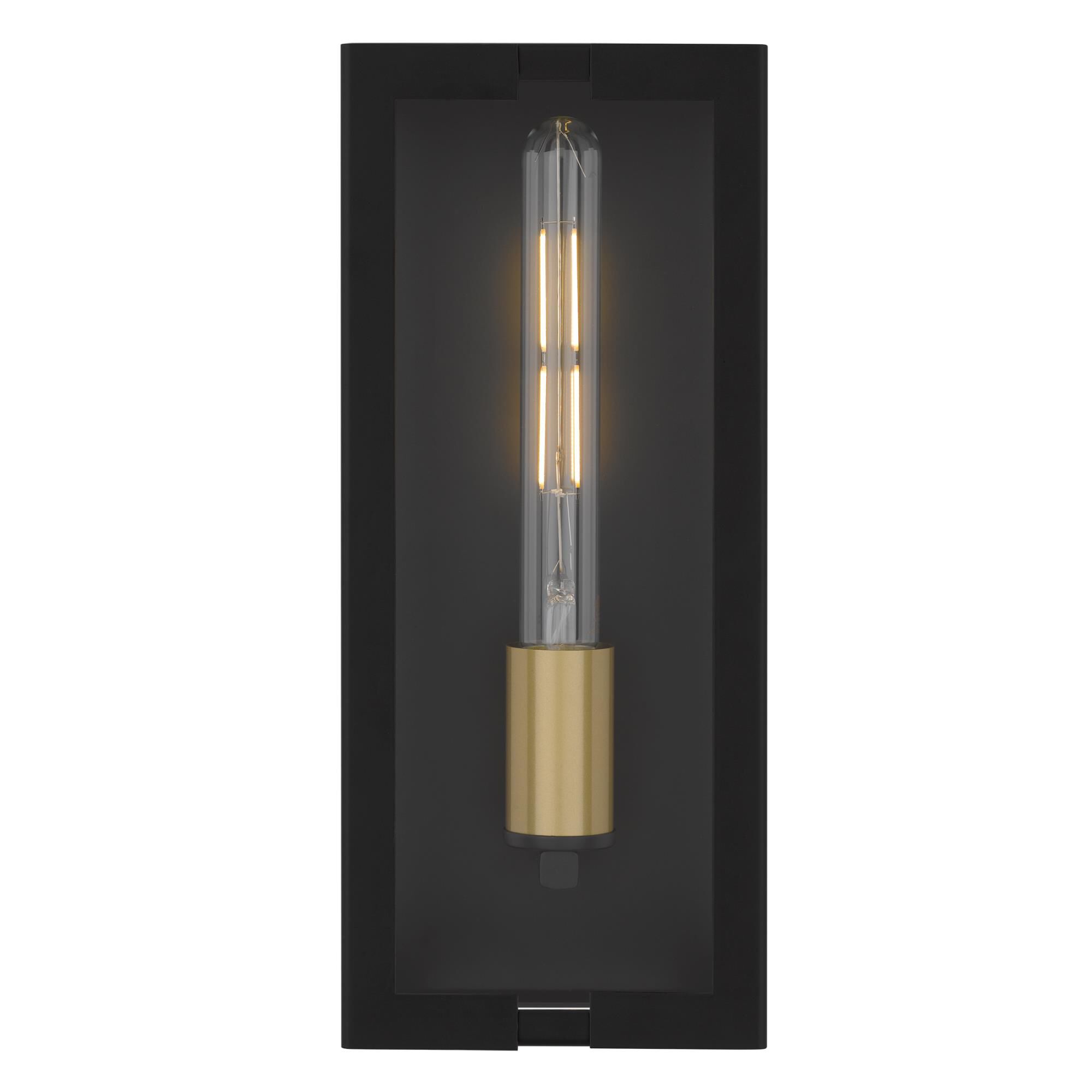 Shown in Matte Black finish and Clear glass