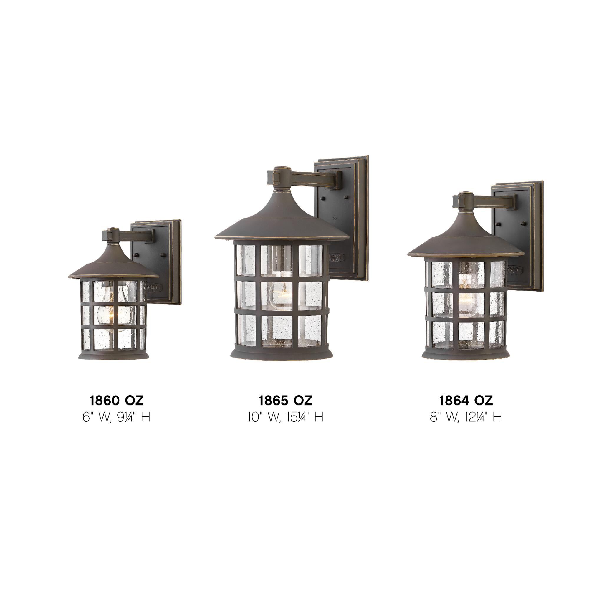 Shown in Oil Rubbed Bronze finish and Clear Seedy glass