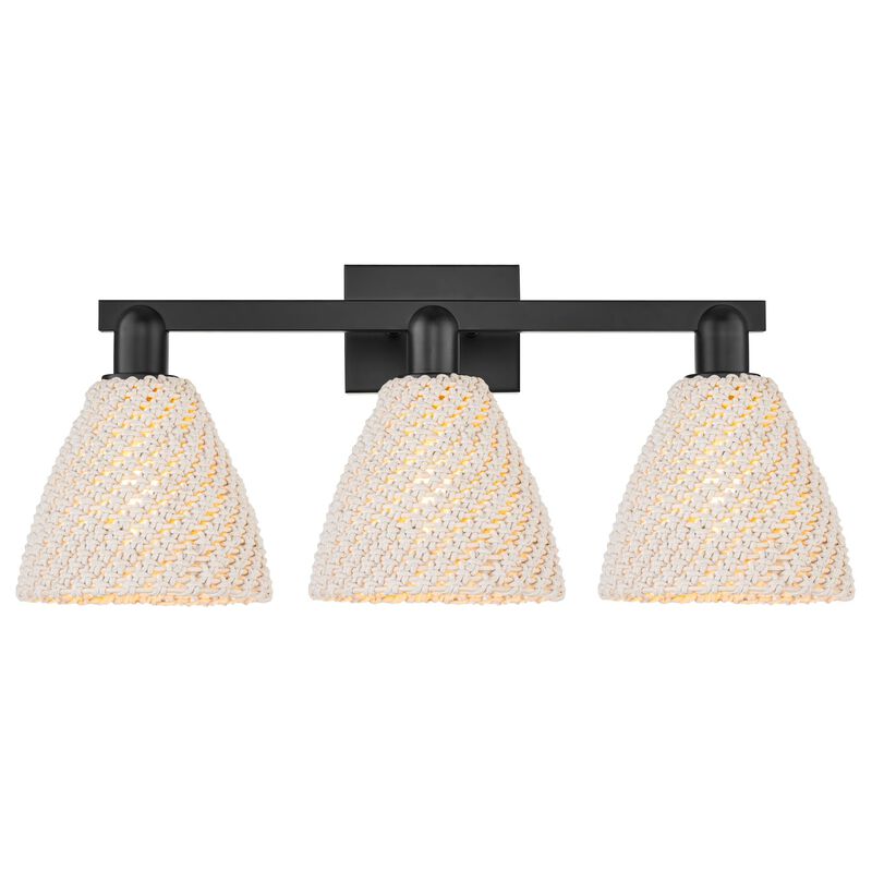 Bruno Marashlian Natural Ballston Dome 26 Inch Bath Vanity Light by Innovations Lighting