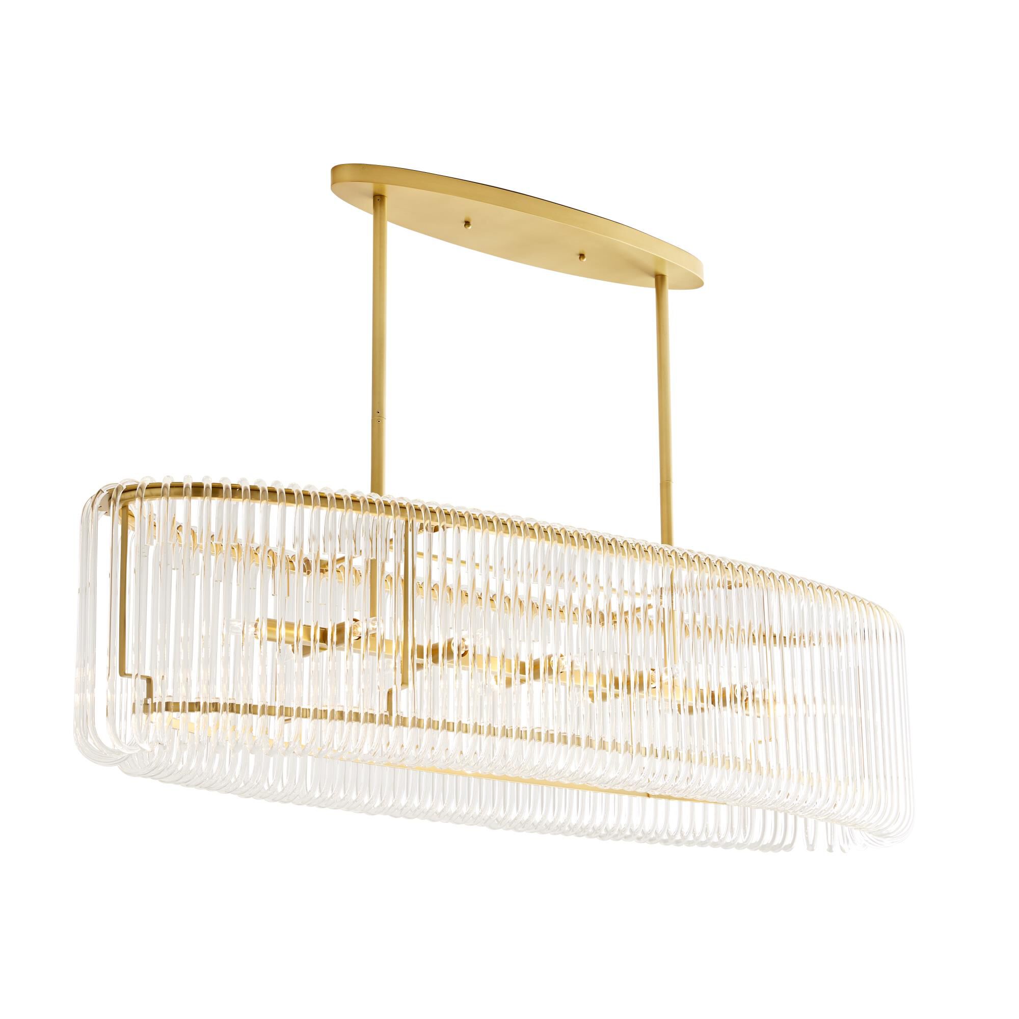 Chandler 50 Inch 12 Light Linear Suspension Light by Arteriors Home
