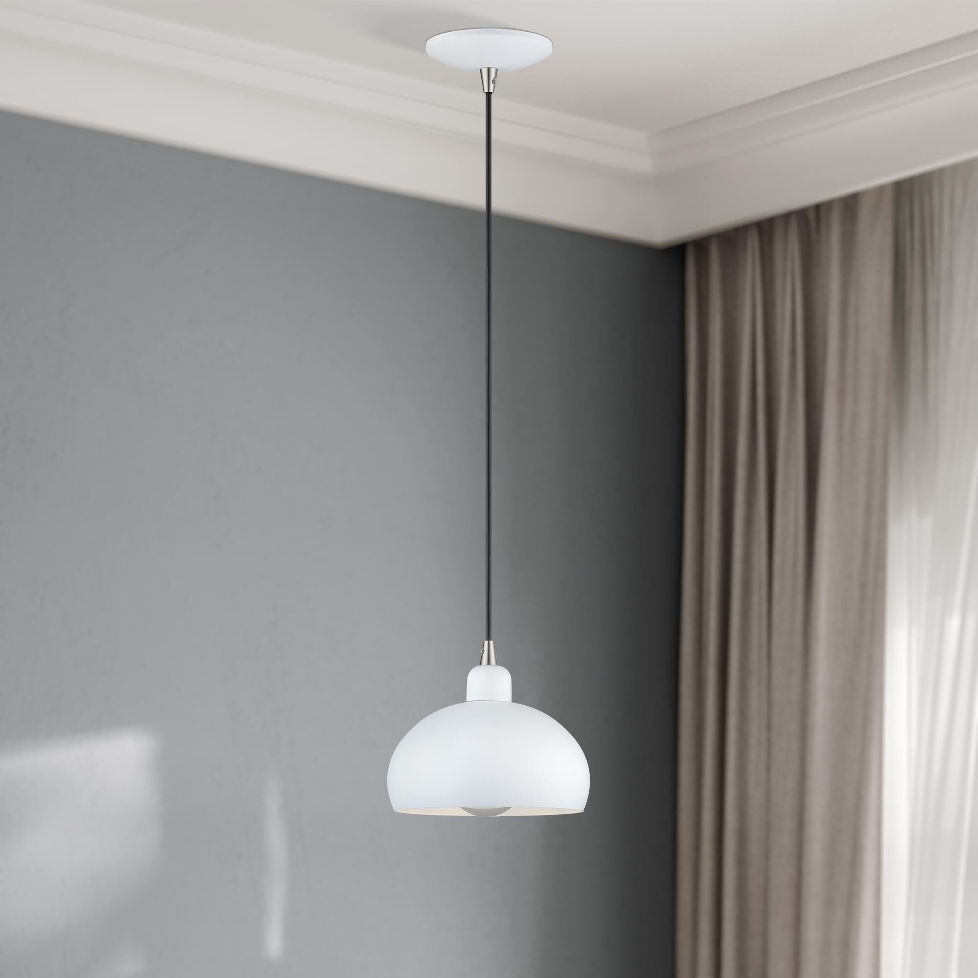Domma 8 Inch Mini Pendant by Livex Lighting