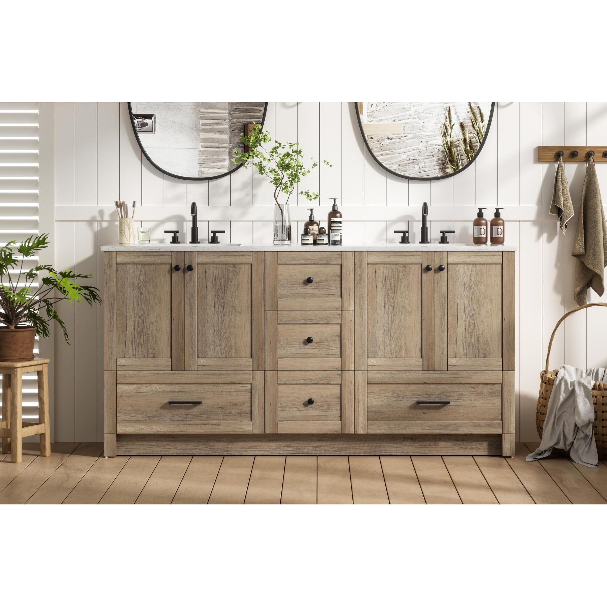 Soma 66 Inch Bath Vanity by Elegant Dcor