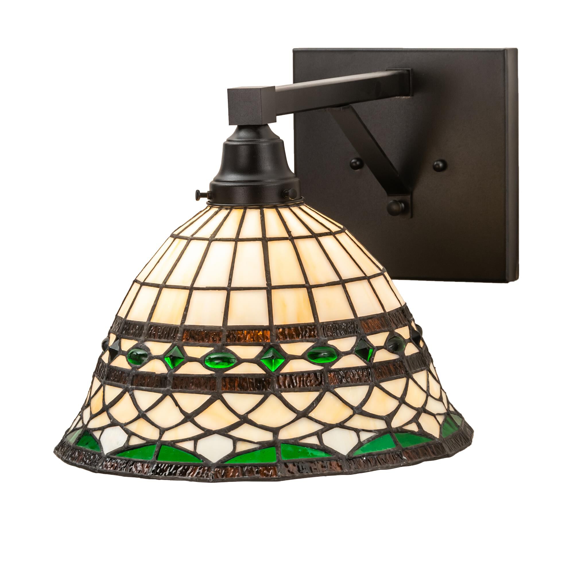 Meyda Lighting Tiffany Roman 17 Inch Wall Sconce