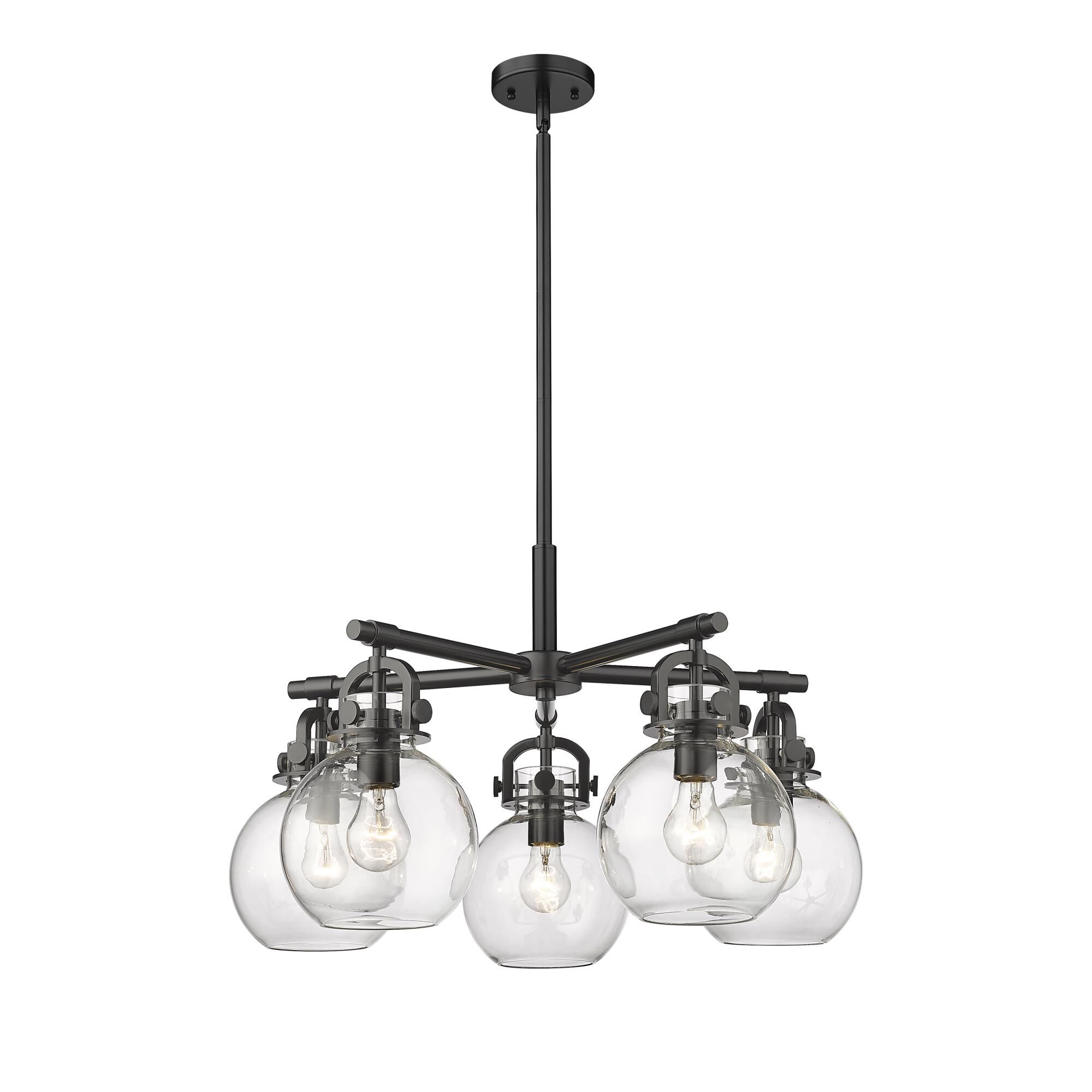 Bruno Marashlian Newton Sphere 26 Inch 5 Light Chandelier by Innovations Lighting