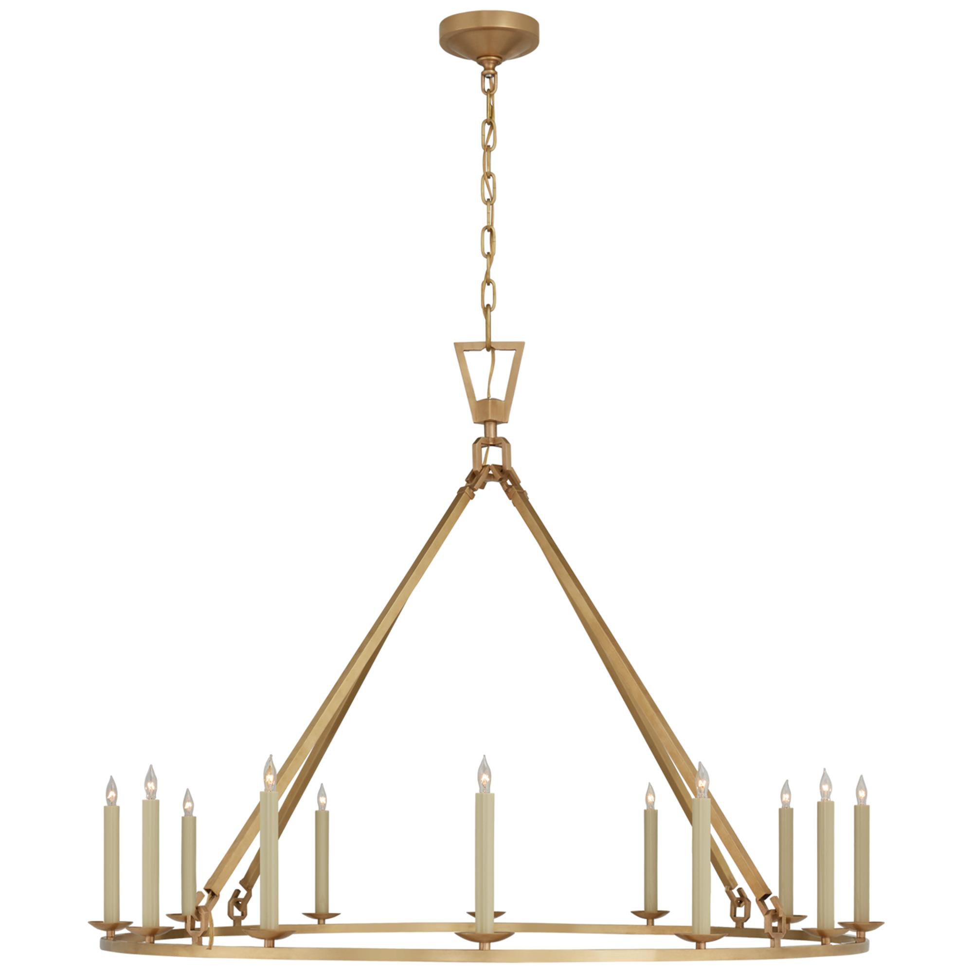 Shown in Antique-Burnished Brass finish and No Option shade