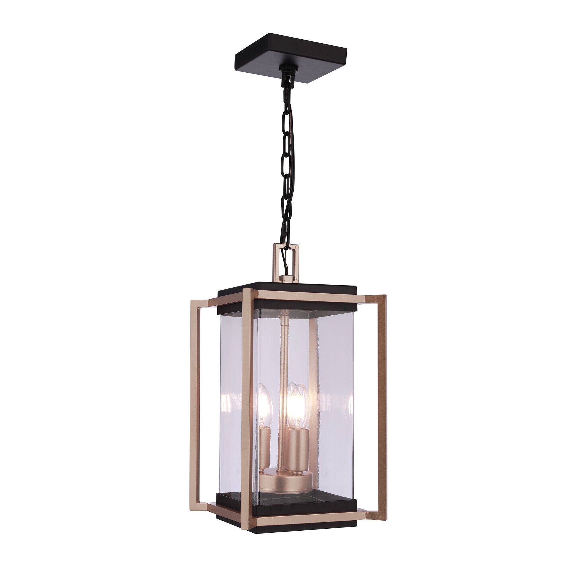 Metalwork Small Outdoor Hanging Lantern,