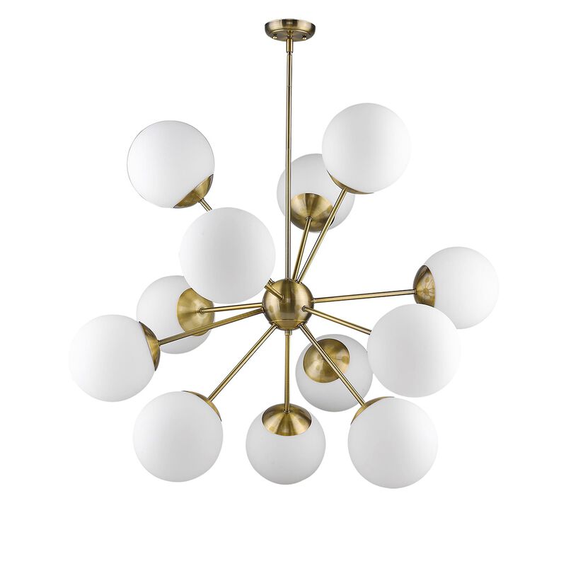Solea 40 Inch 12 Light Chandelier by Trend Lighting