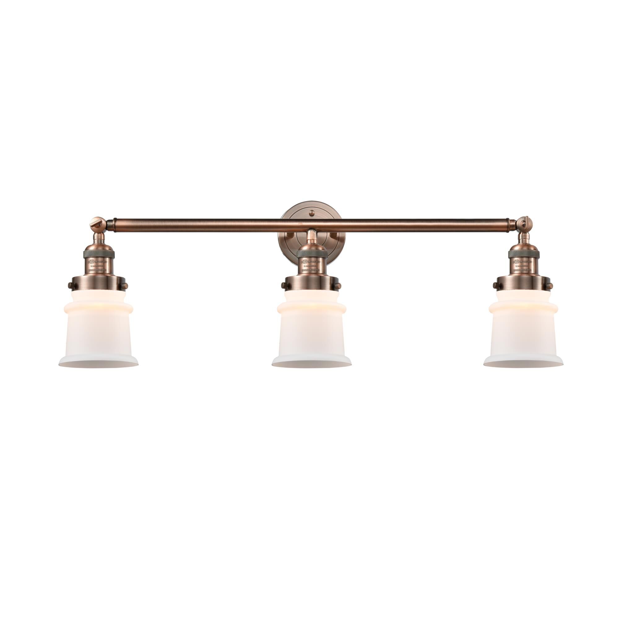 Bruno Marashlian Small Canton 30 Inch 3 Light Bath Vanity Light by Innovations Lighting