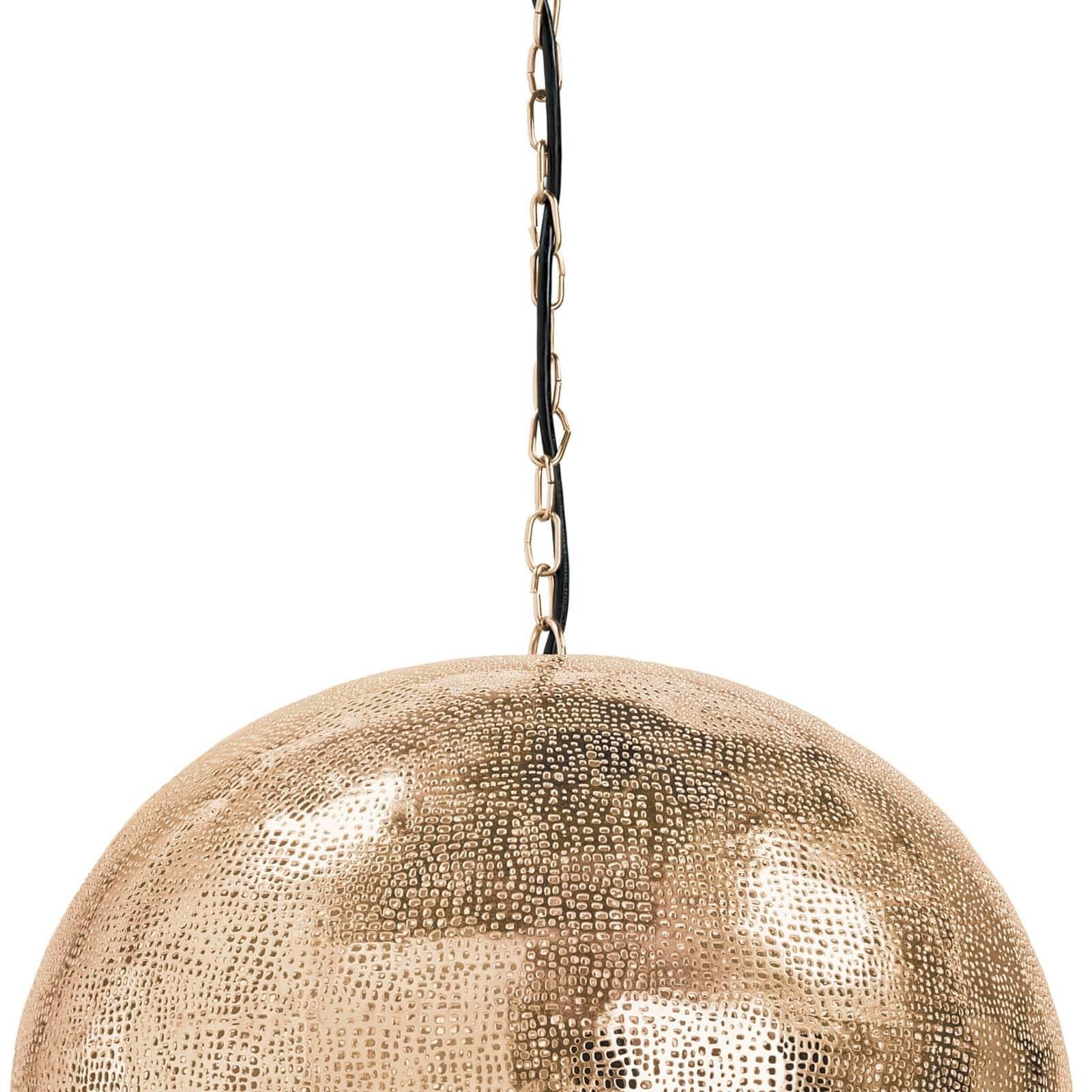 Pierced Metal 18 Inch Large Pendant by Regina Andrew