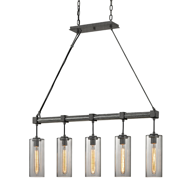 Union Square Medium Linear Chandelier by Troy Lighting