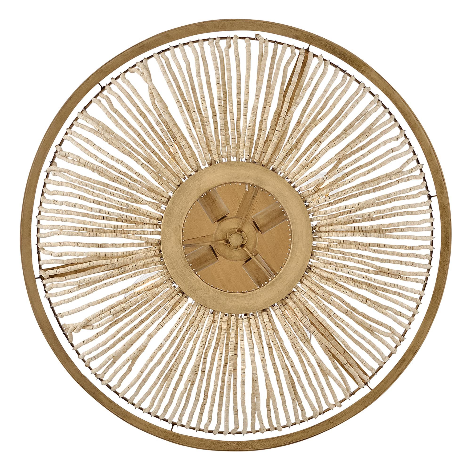 Tula 22 Inch 4 Light Semi Flush Mount,