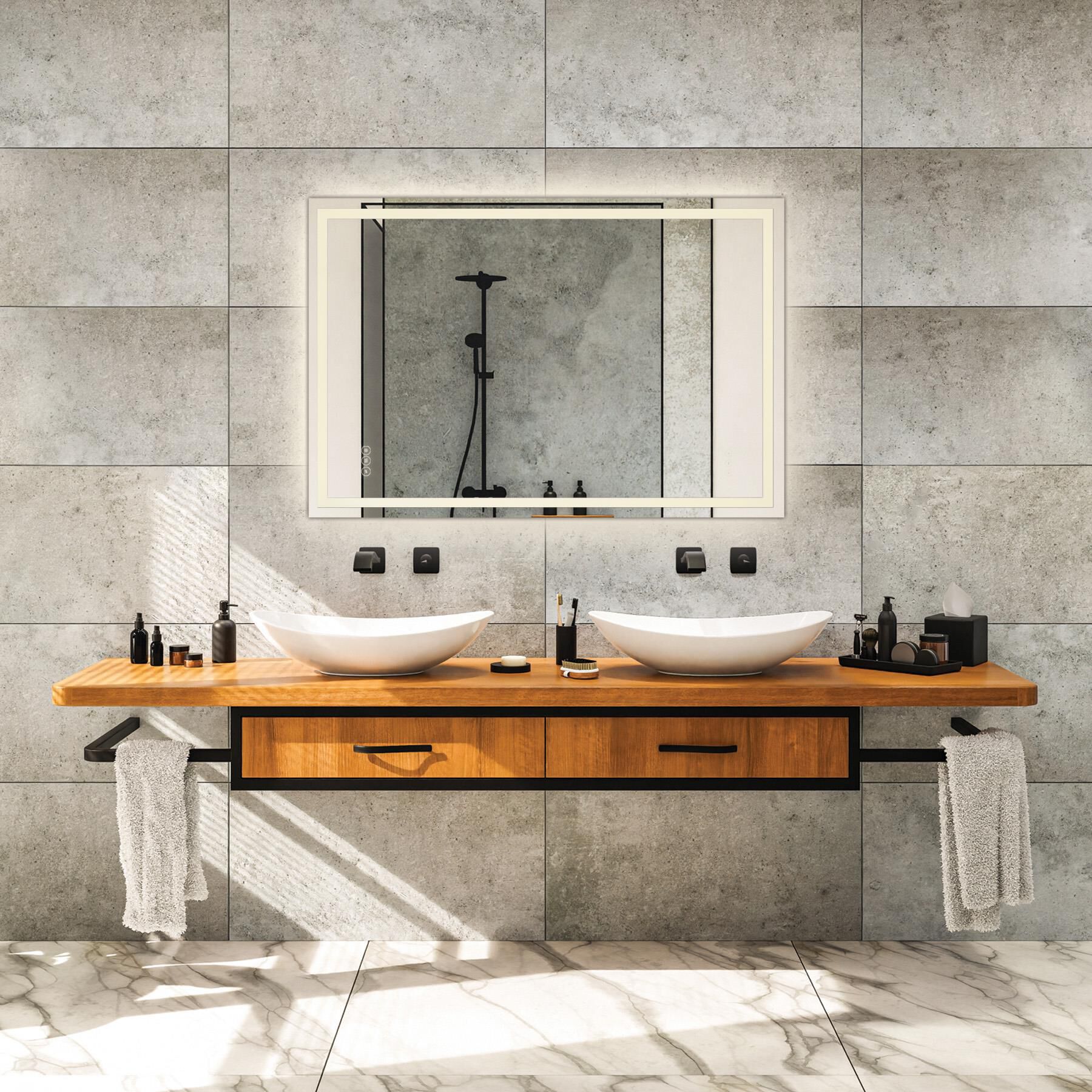 Beckett 48 Inch LED Lighted Mirror by Savoy House