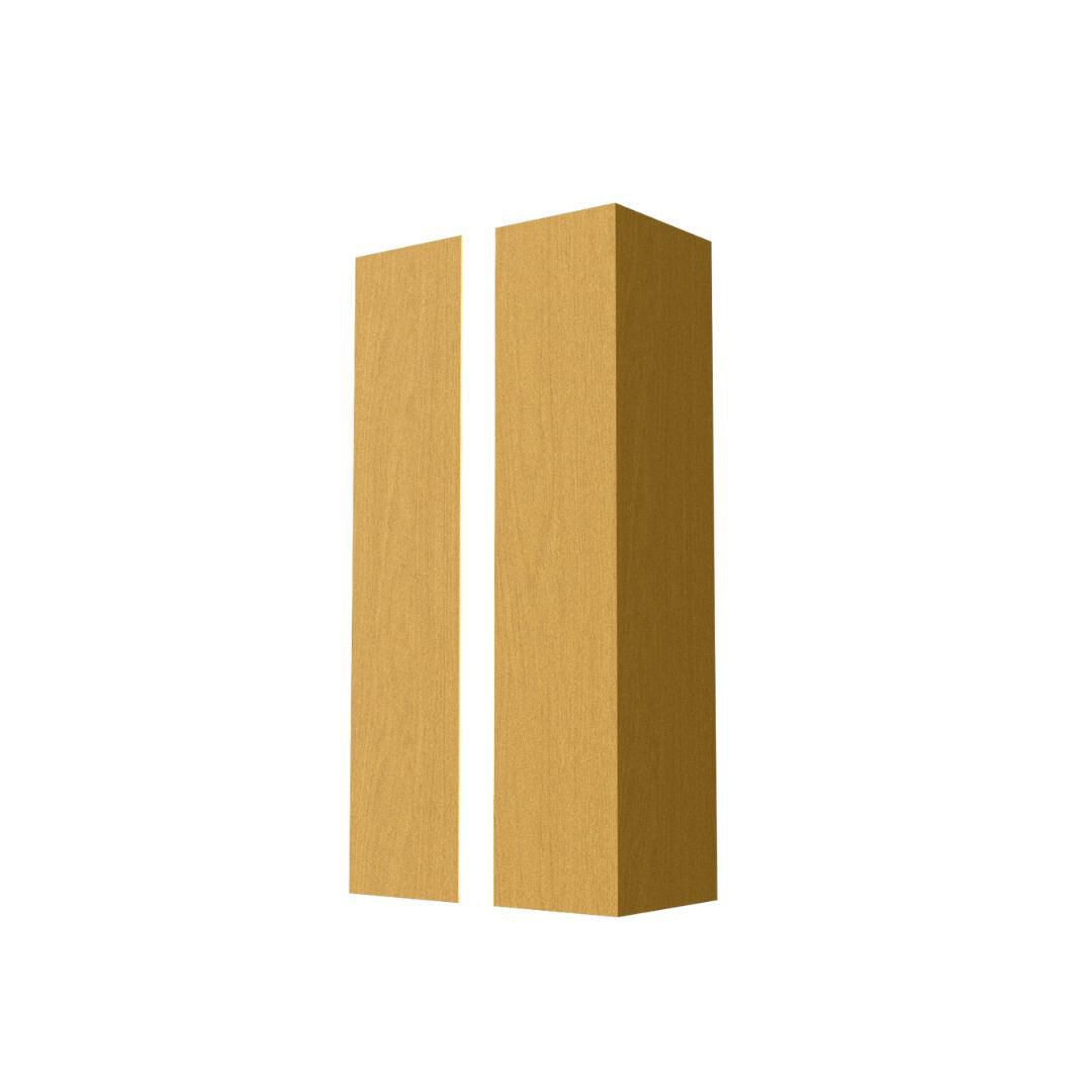 Shown in Organic Gold finish and No shade