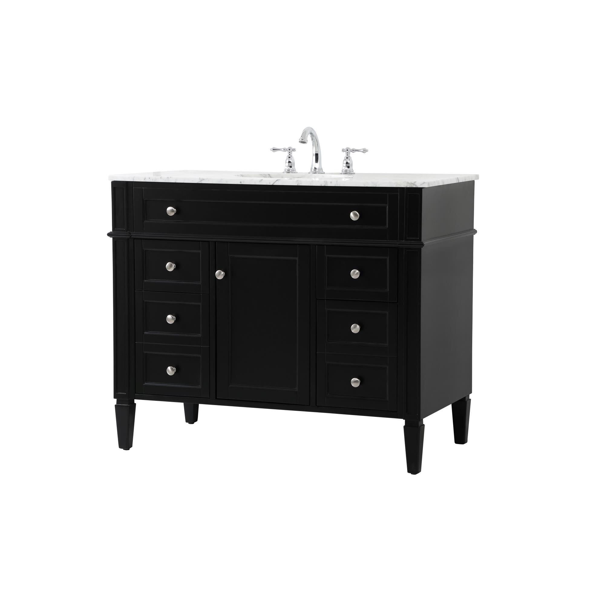 Shown in Black finish