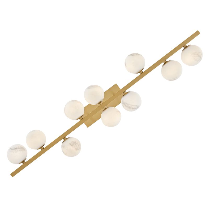 Selene Medium Linear Chandelier by Fredrick Ramond