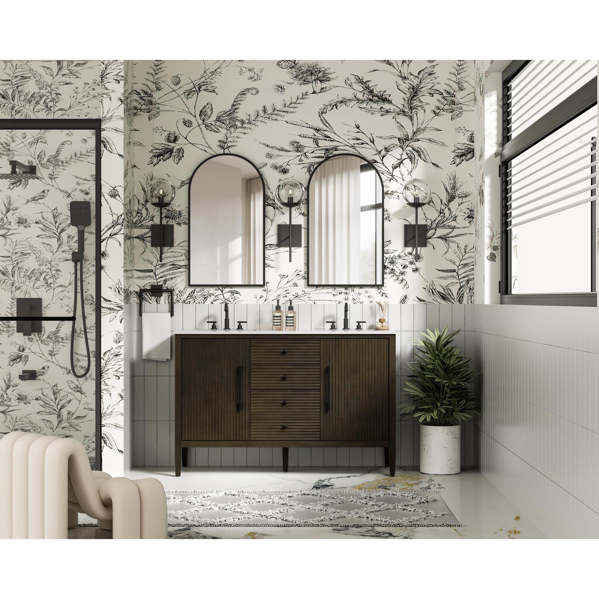 Blakely 54 Inch Bath Vanity by Elegant Dcor