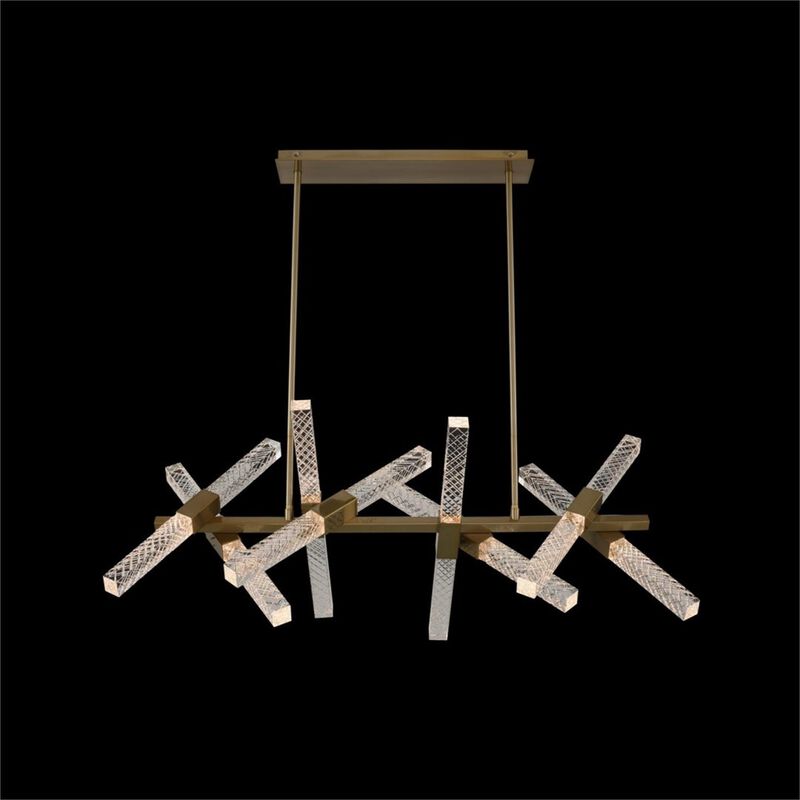 Apollo Medium Linear Chandelier by Allegri