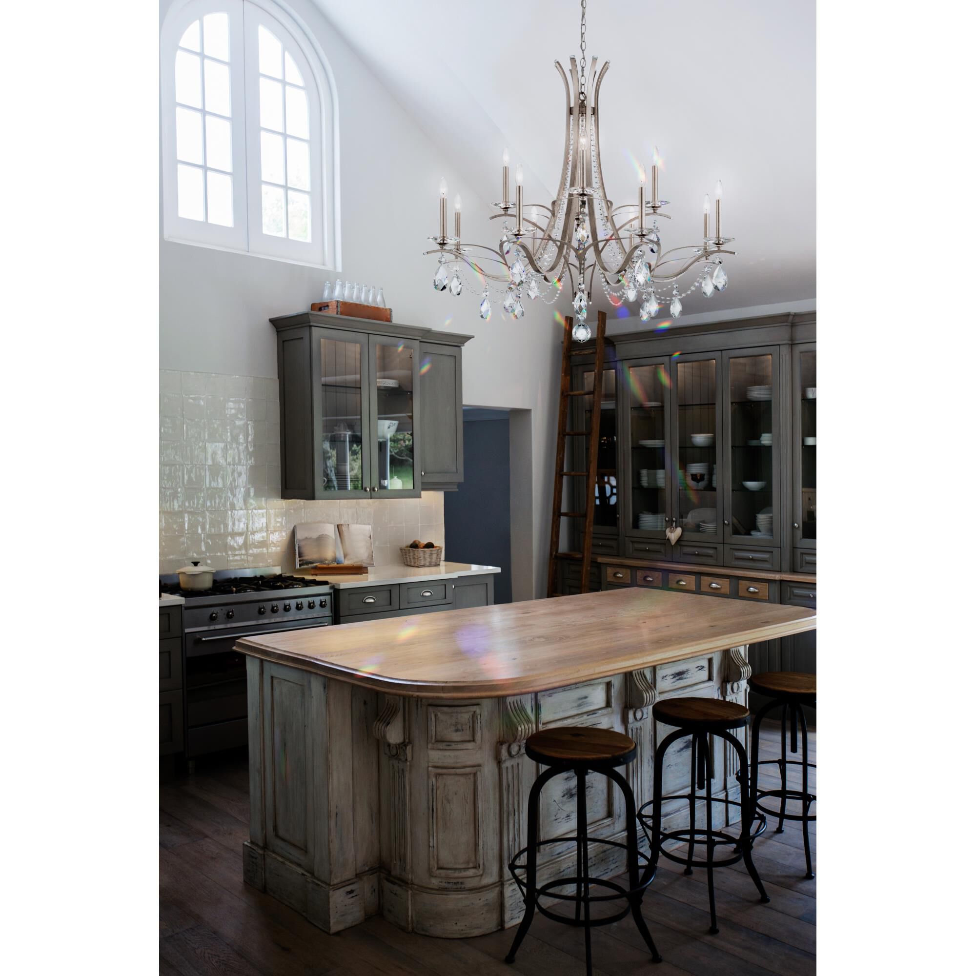 Vesca 45 Inch 12 Light Chandelier by Schonbek