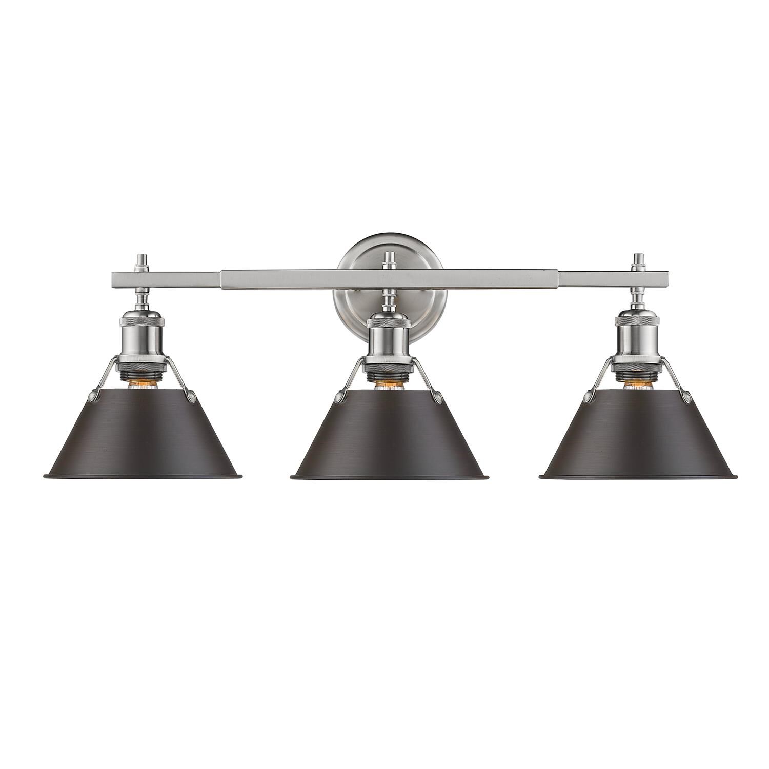 Orwell 27 Inch Bath Vanity Light by Golden Lighting