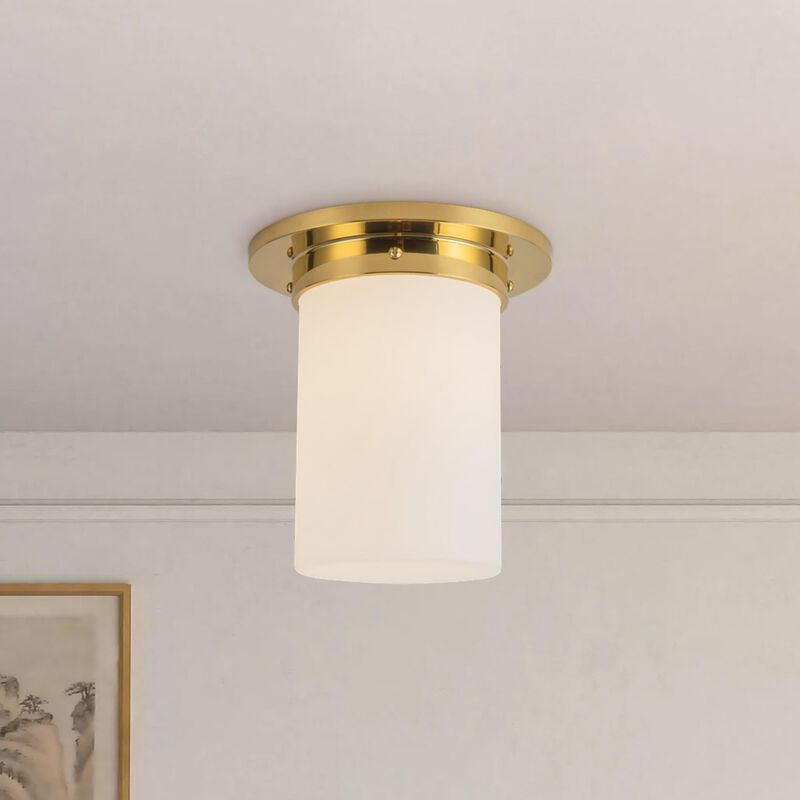 Jason Koharik Mineral 8 Inch Flush Mount by Alora Lighting