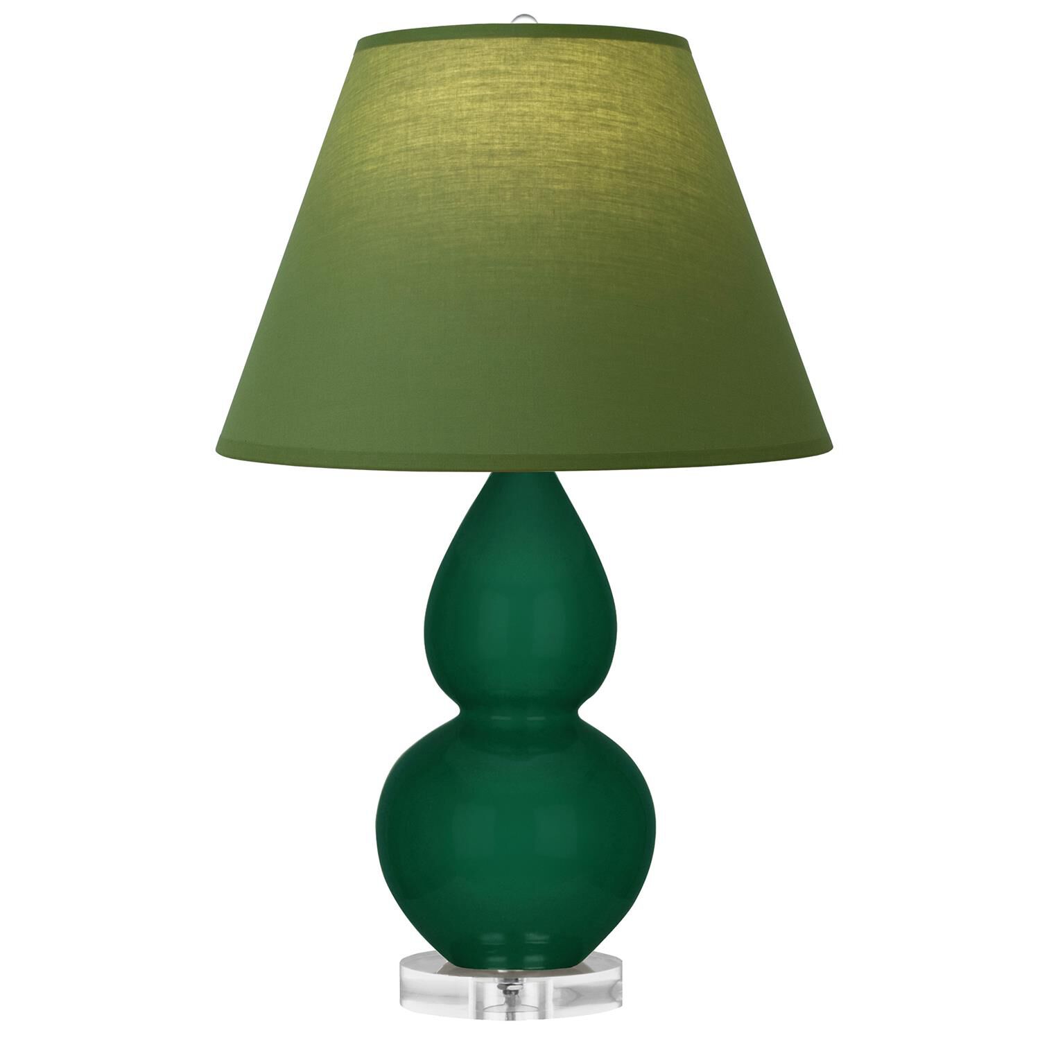 Shown in Jungle finish and Tea Green and Taupe shade and Lucite accent
