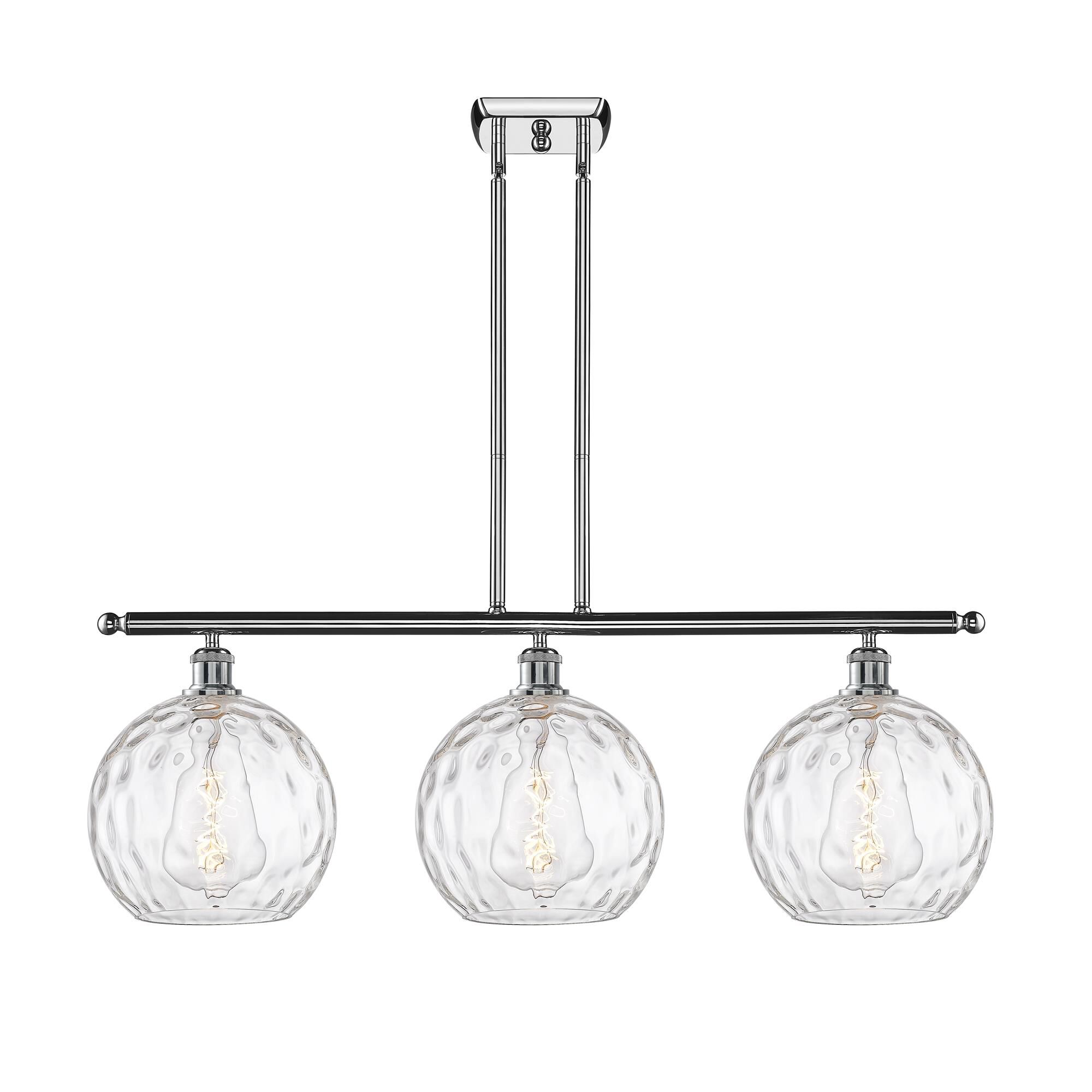 Shown in Polished Chrome finish and Clear glass