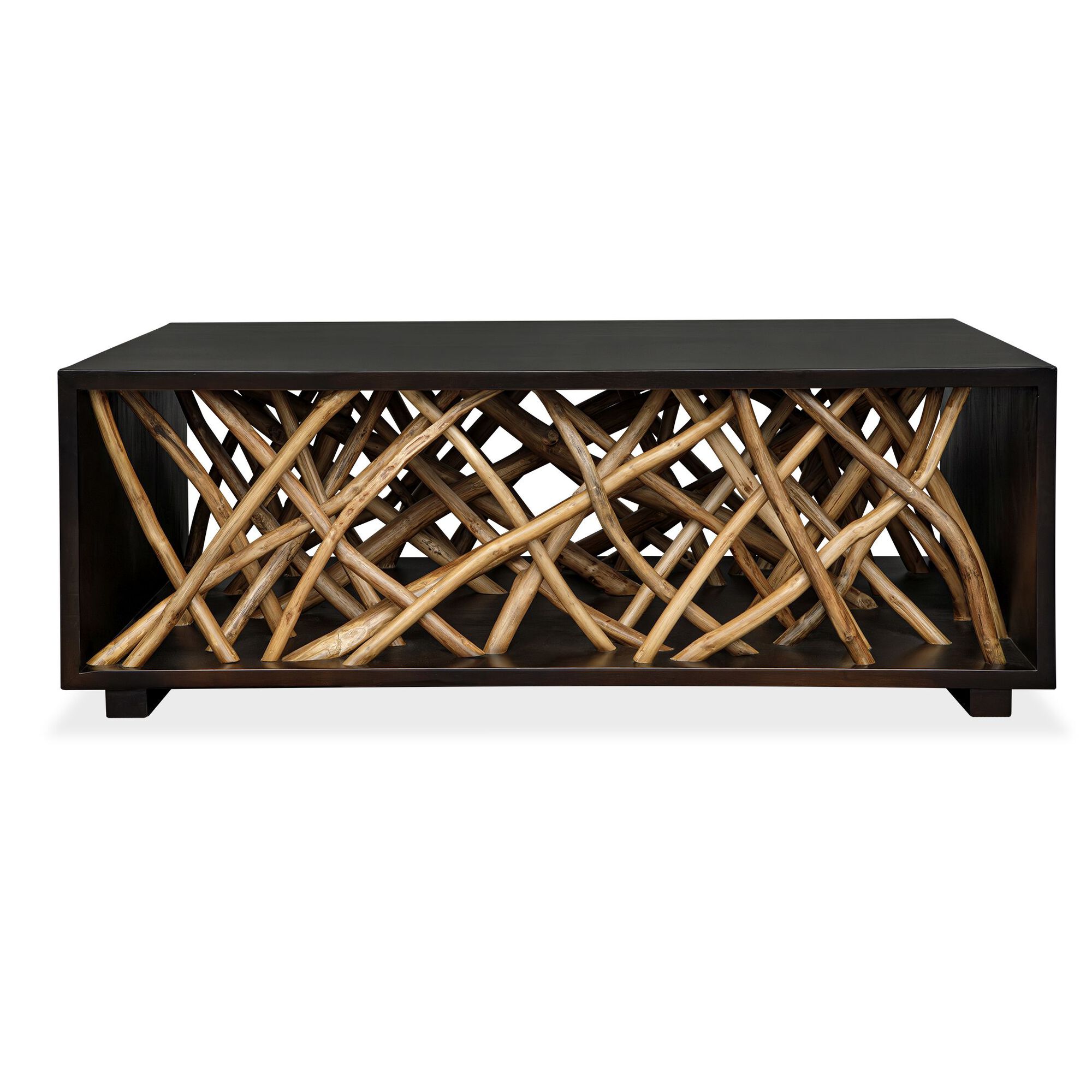 Teak Maze 48 Inch Coffee Table,