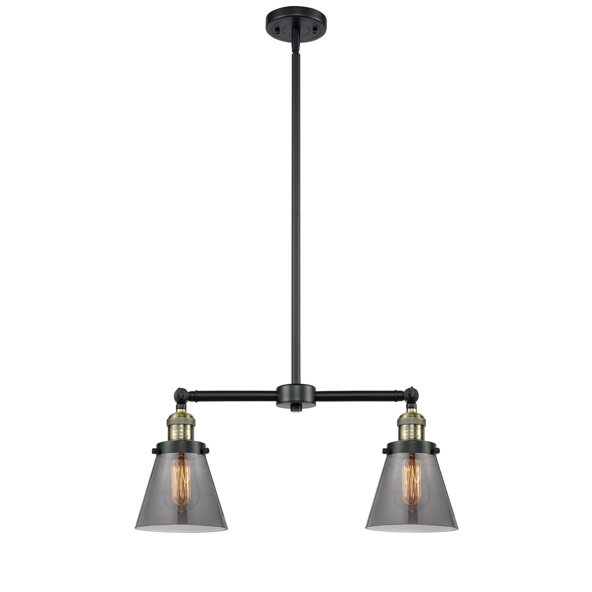 Bruno Marashlian Small Cone 21 Inch 2 Light Mini Chandelier by Innovations Lighting