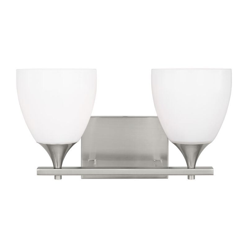 Drew & Jonathan Toffino 16 Inch 2 Light Bath Vanity Light by Visual Comfort Studio